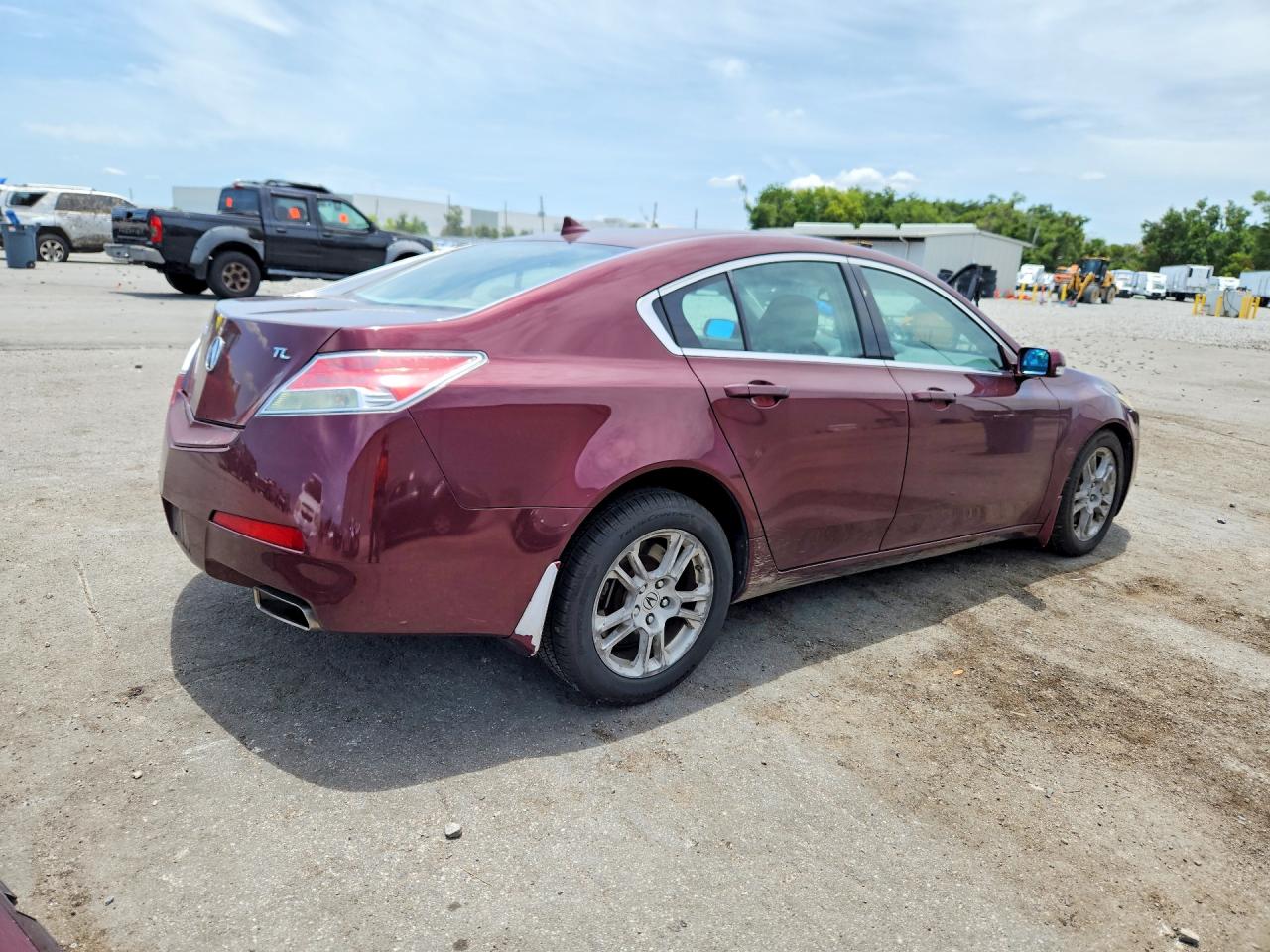 2010 Acura Tl Maroon vin: 19UUA8F29AA014742