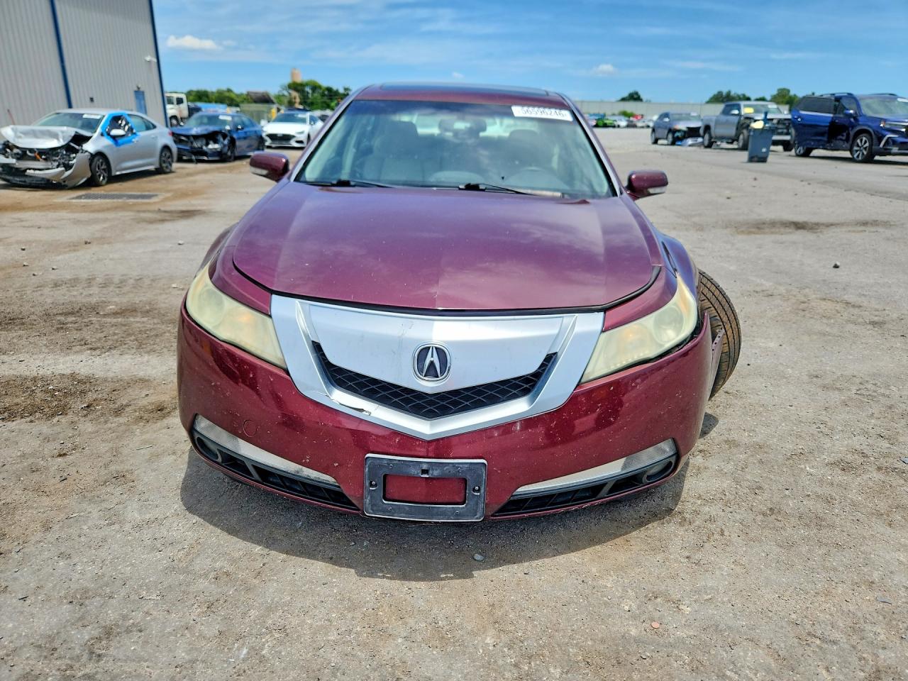 2010 Acura Tl Maroon vin: 19UUA8F29AA014742