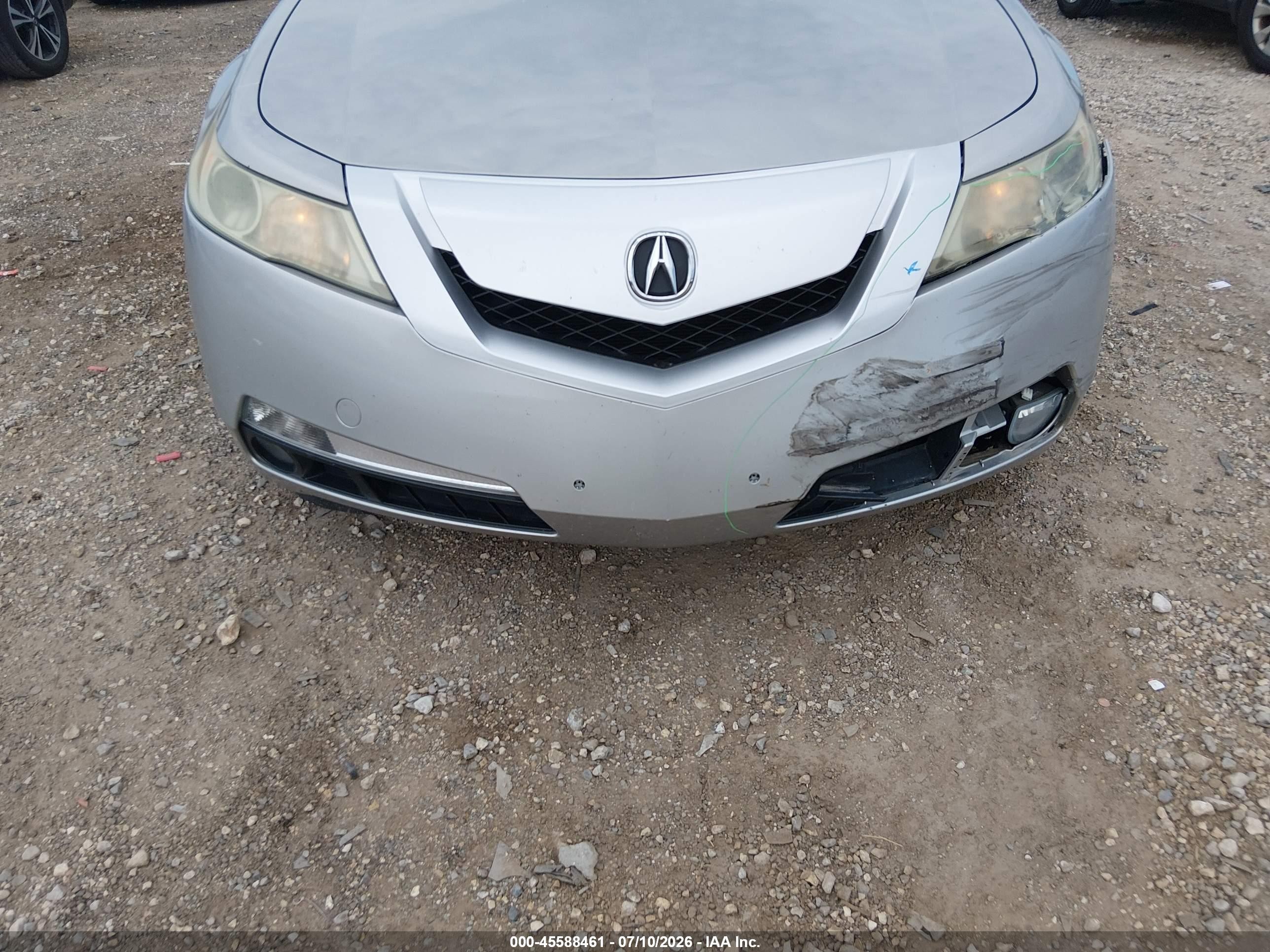 2010 Acura Tl 3.5 Silver vin: 19UUA8F29AA017365