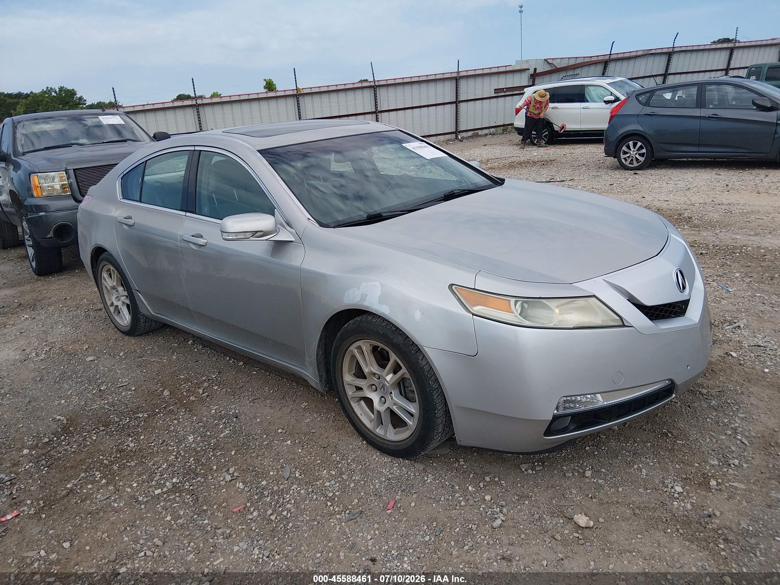 2010 Acura Tl 3.5 Серебряный vin: 19UUA8F29AA017365
