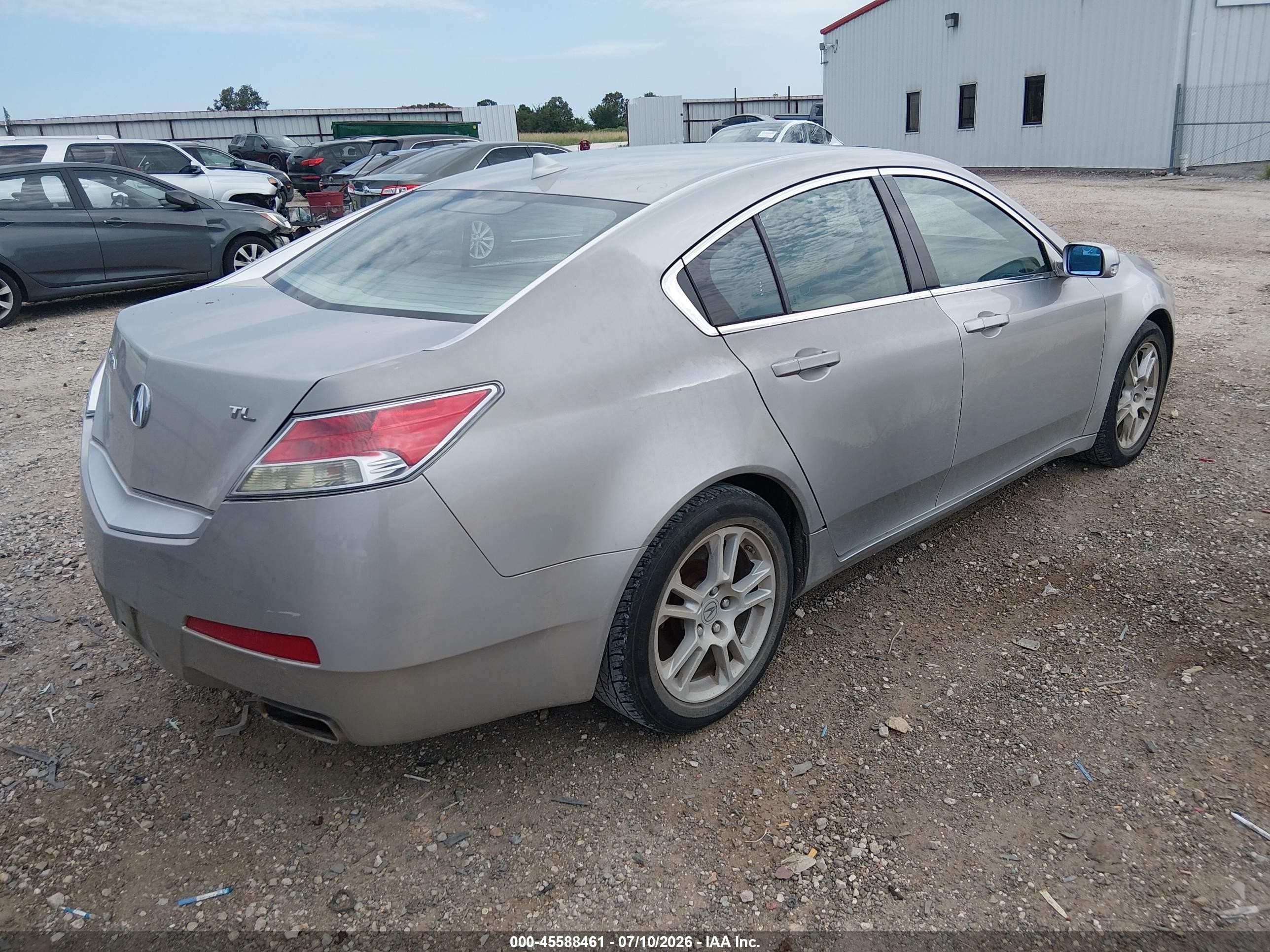 2010 Acura Tl 3.5 Silver vin: 19UUA8F29AA017365
