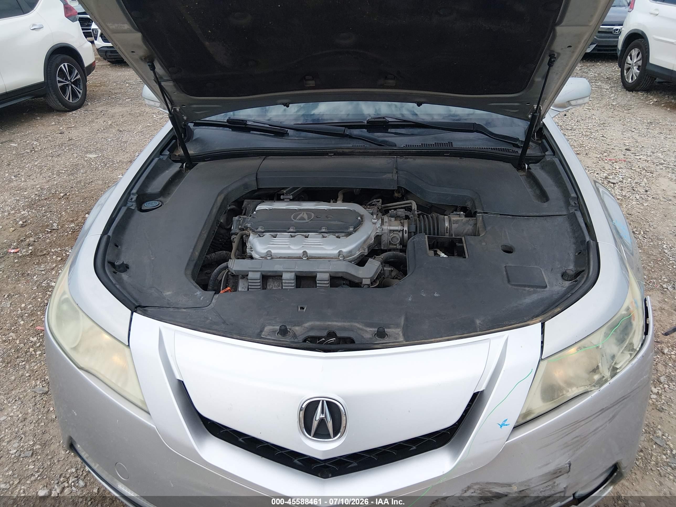 2010 Acura Tl 3.5 Silver vin: 19UUA8F29AA017365