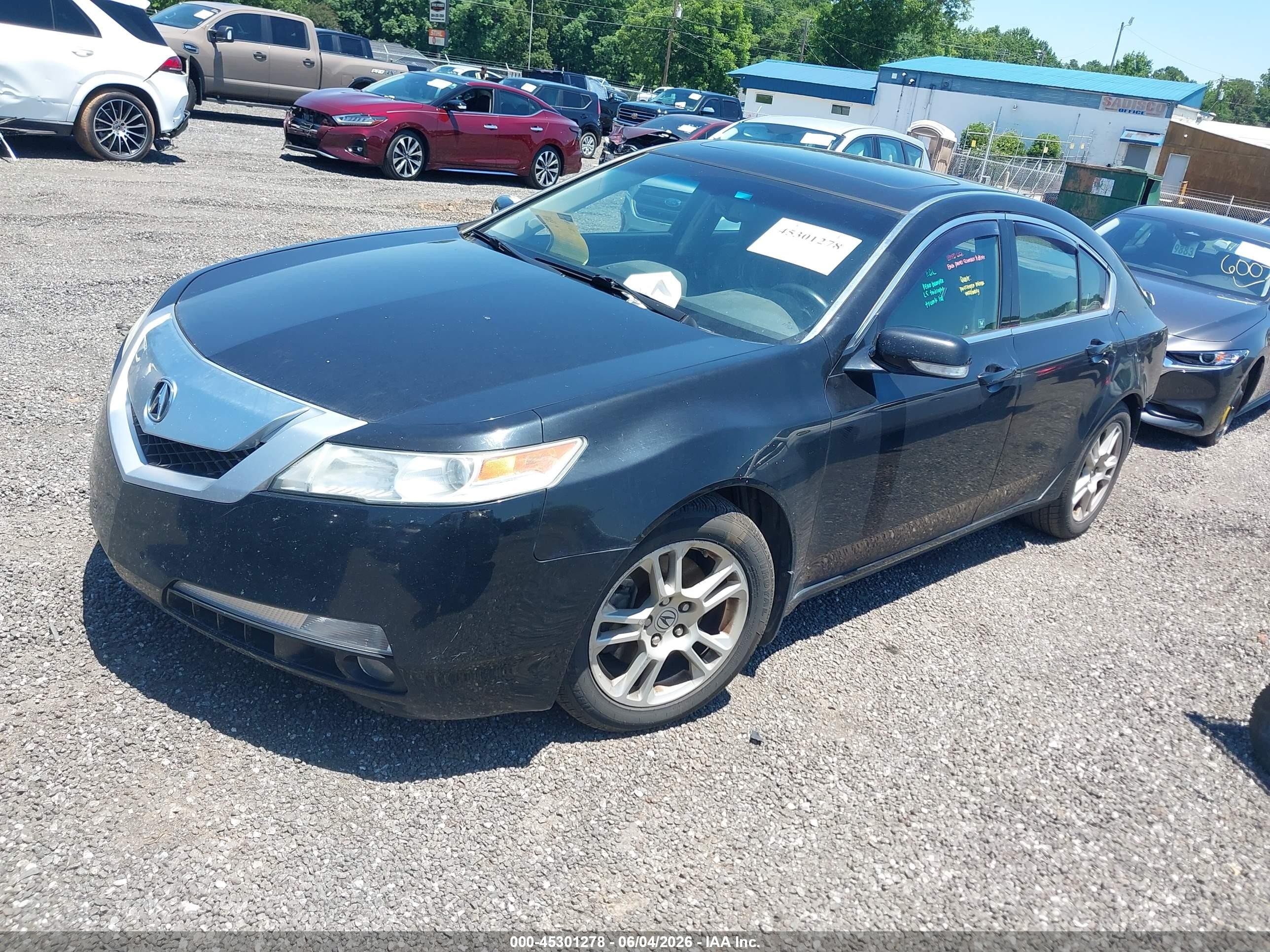 2010 Acura Tl 3.5 Black vin: 19UUA8F29AA020346