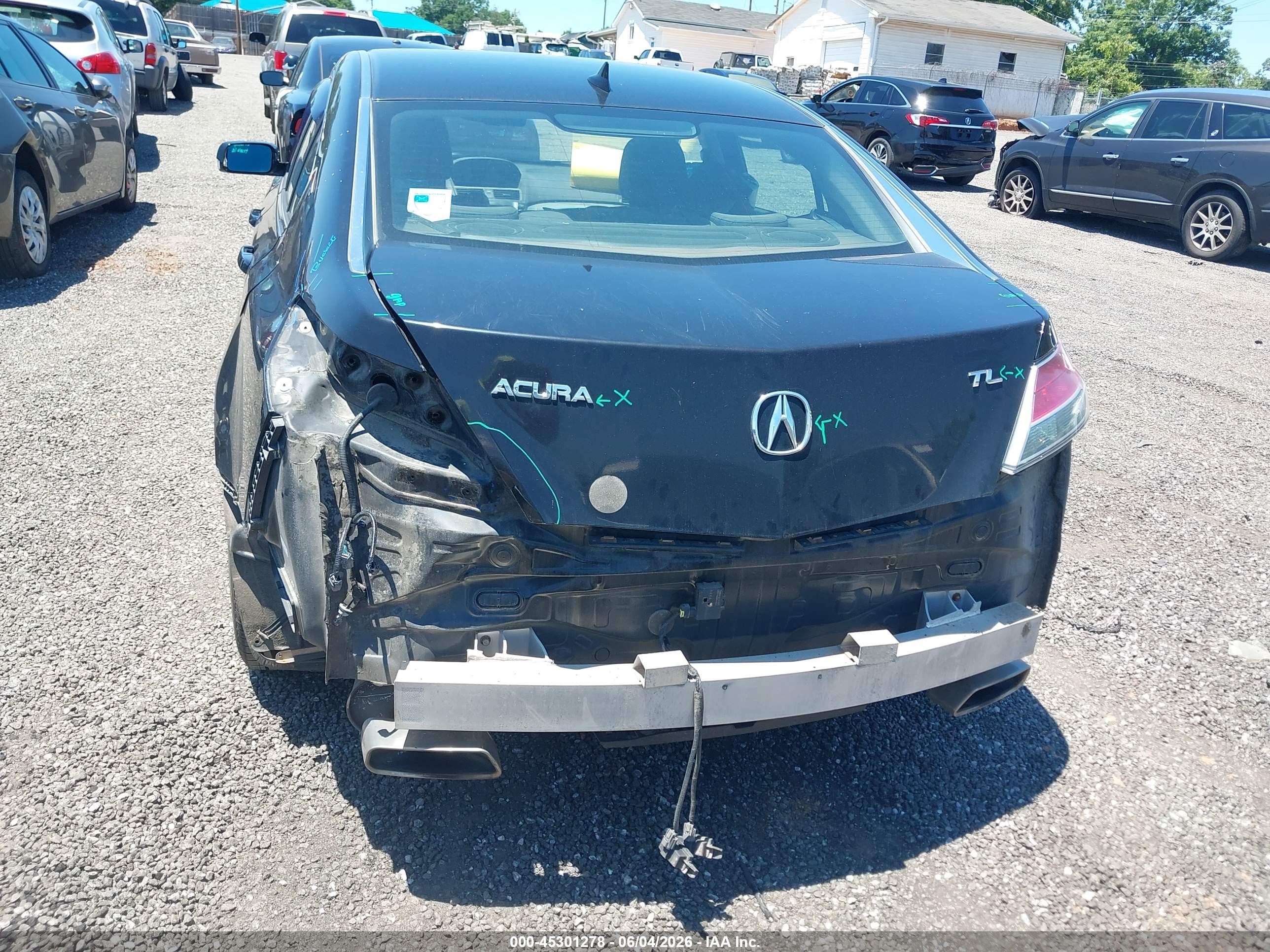 2010 Acura Tl 3.5 Black vin: 19UUA8F29AA020346