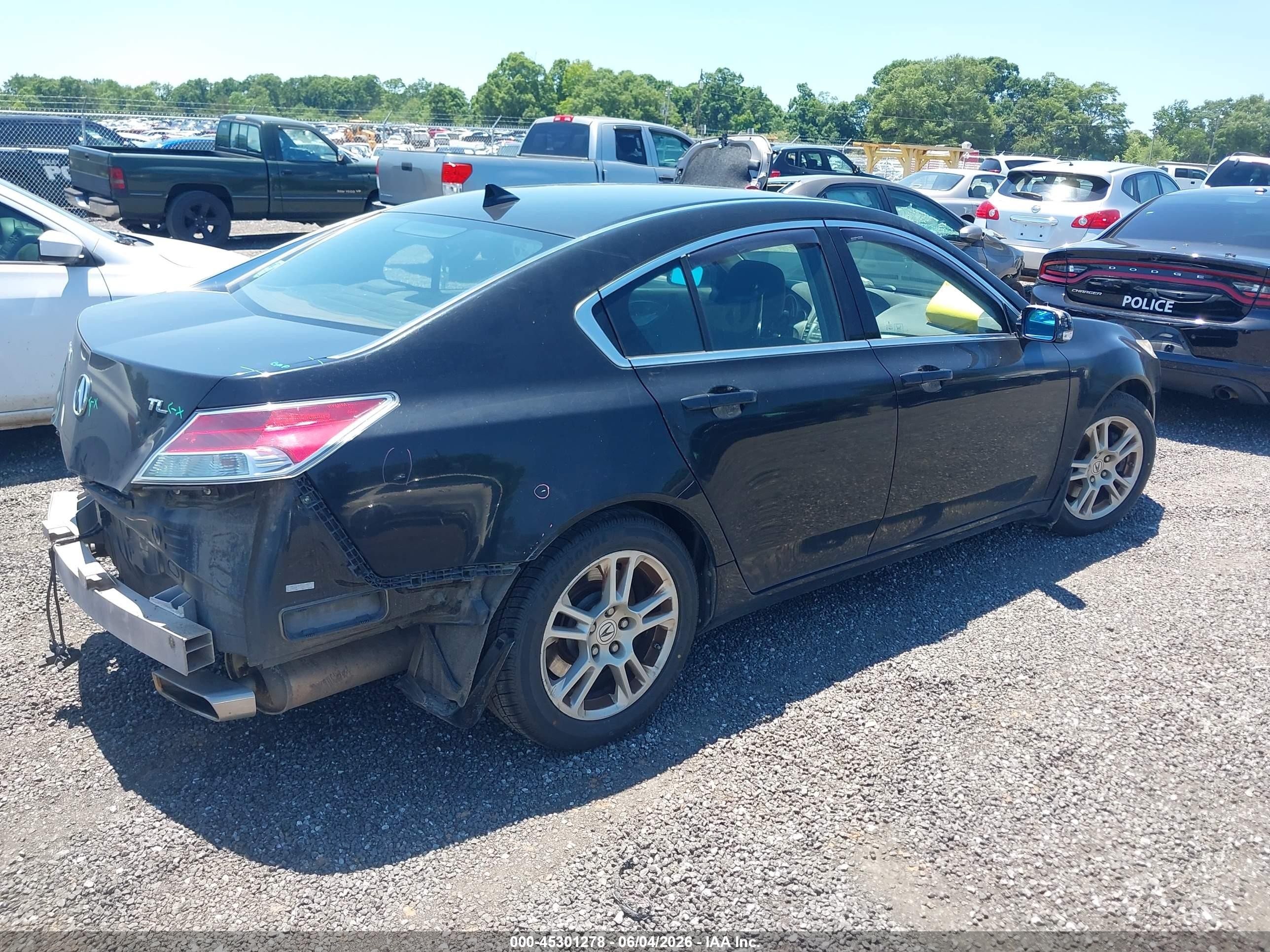 2010 Acura Tl 3.5 Black vin: 19UUA8F29AA020346