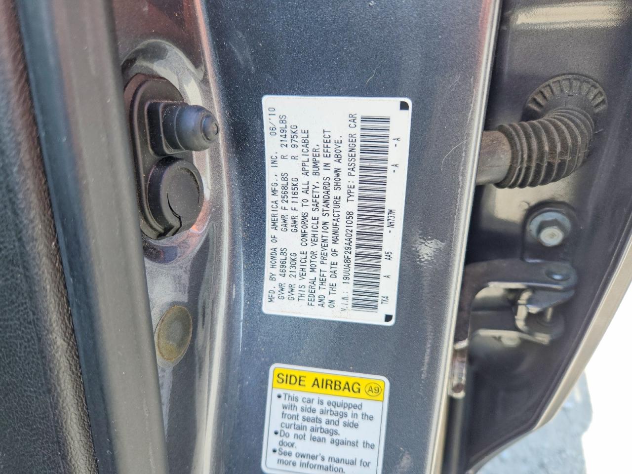 2010 Acura Tl Gray vin: 19UUA8F29AA021058