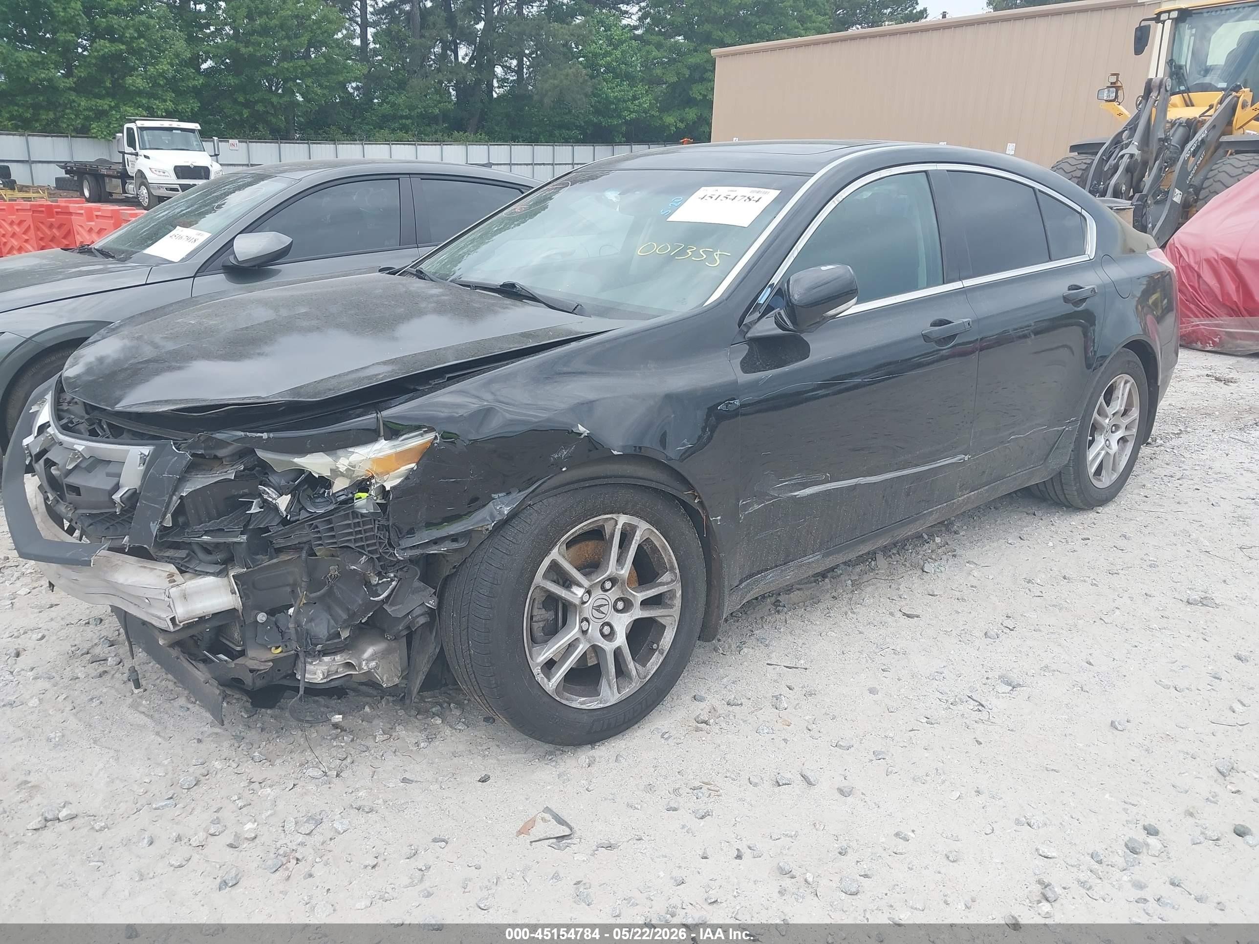 2011 Acura Tl 3.5 Black vin: 19UUA8F29BA007355