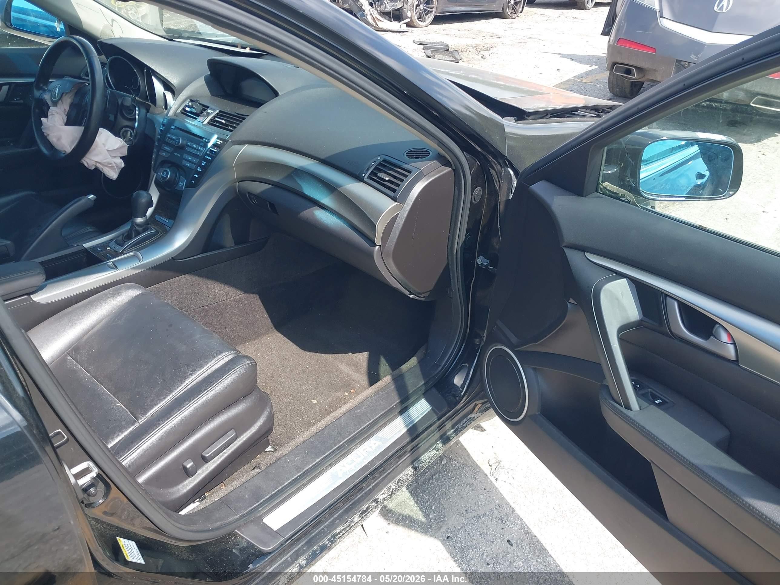 2011 Acura Tl 3.5 Black vin: 19UUA8F29BA007355