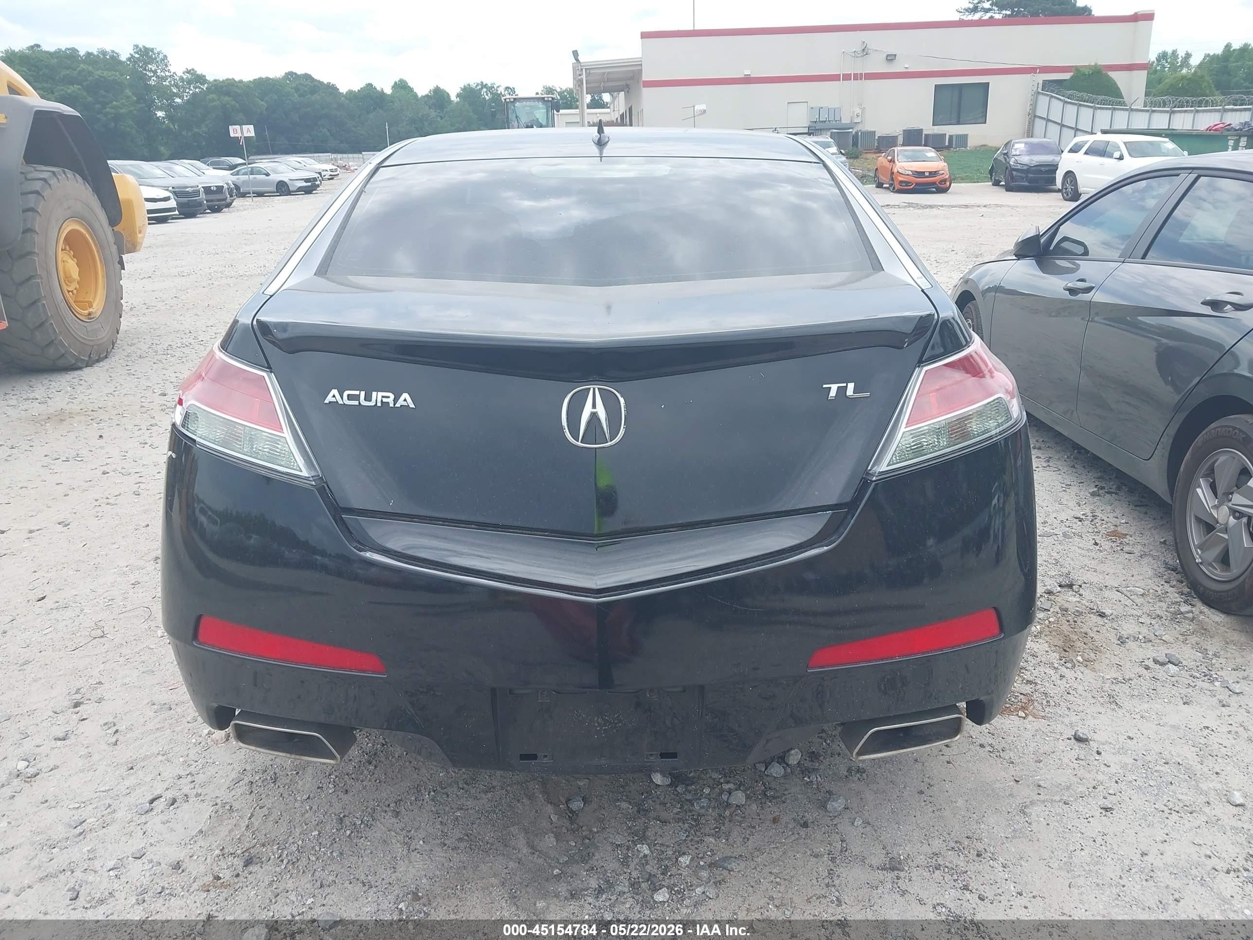 2011 Acura Tl 3.5 Black vin: 19UUA8F29BA007355