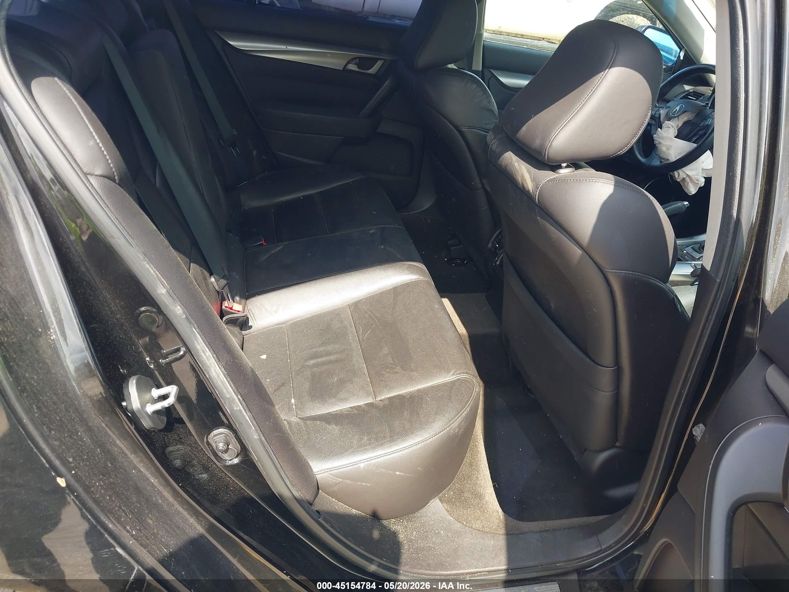 2011 Acura Tl 3.5 Black vin: 19UUA8F29BA007355