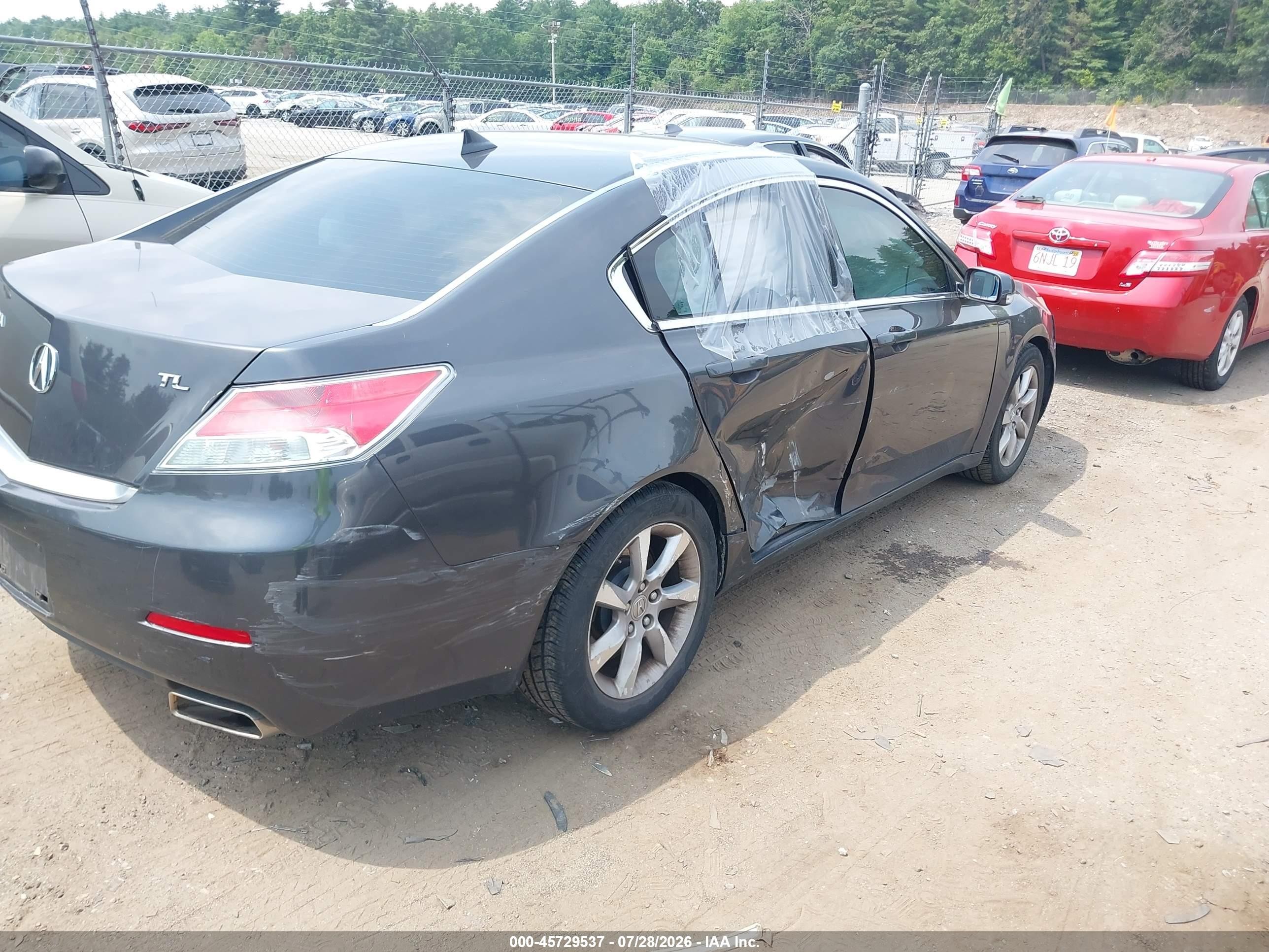 2012 Acura Tl 3.5 Gray vin: 19UUA8F29CA005641