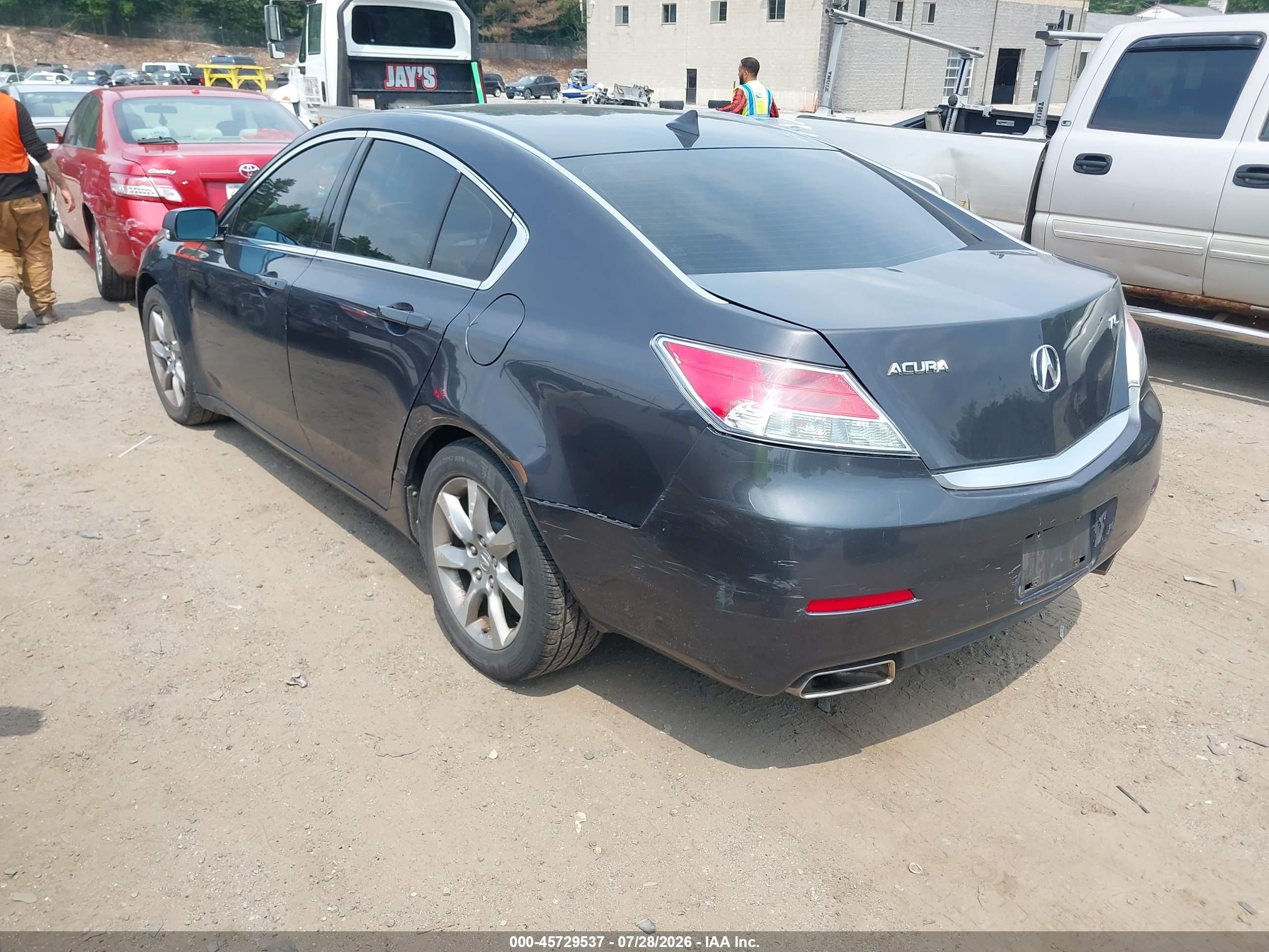 2012 Acura Tl 3.5 Gray vin: 19UUA8F29CA005641