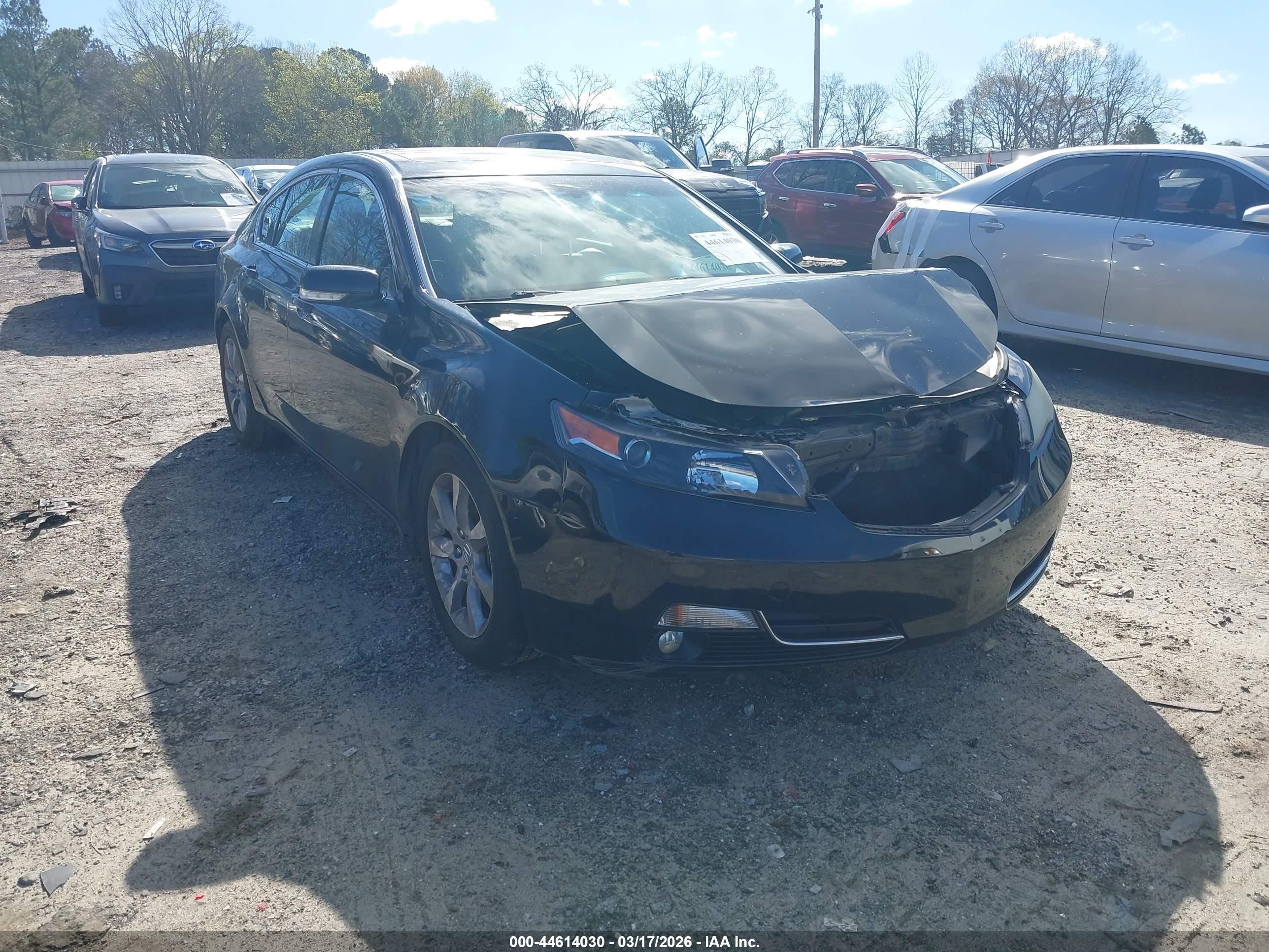 2012 Acura Tl 3.5 Black vin: 19UUA8F29CA018194