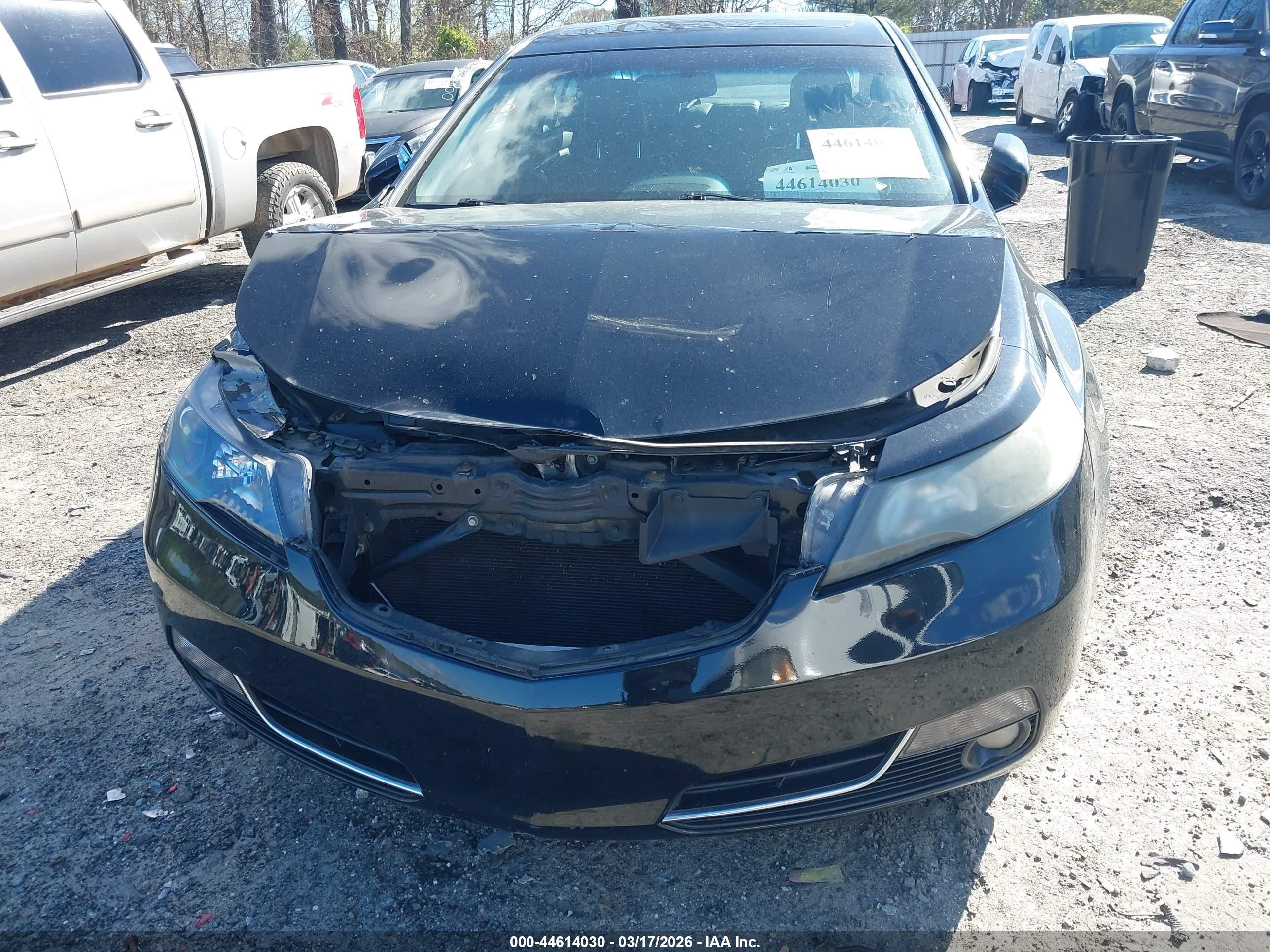 2012 Acura Tl 3.5 Черный vin: 19UUA8F29CA018194