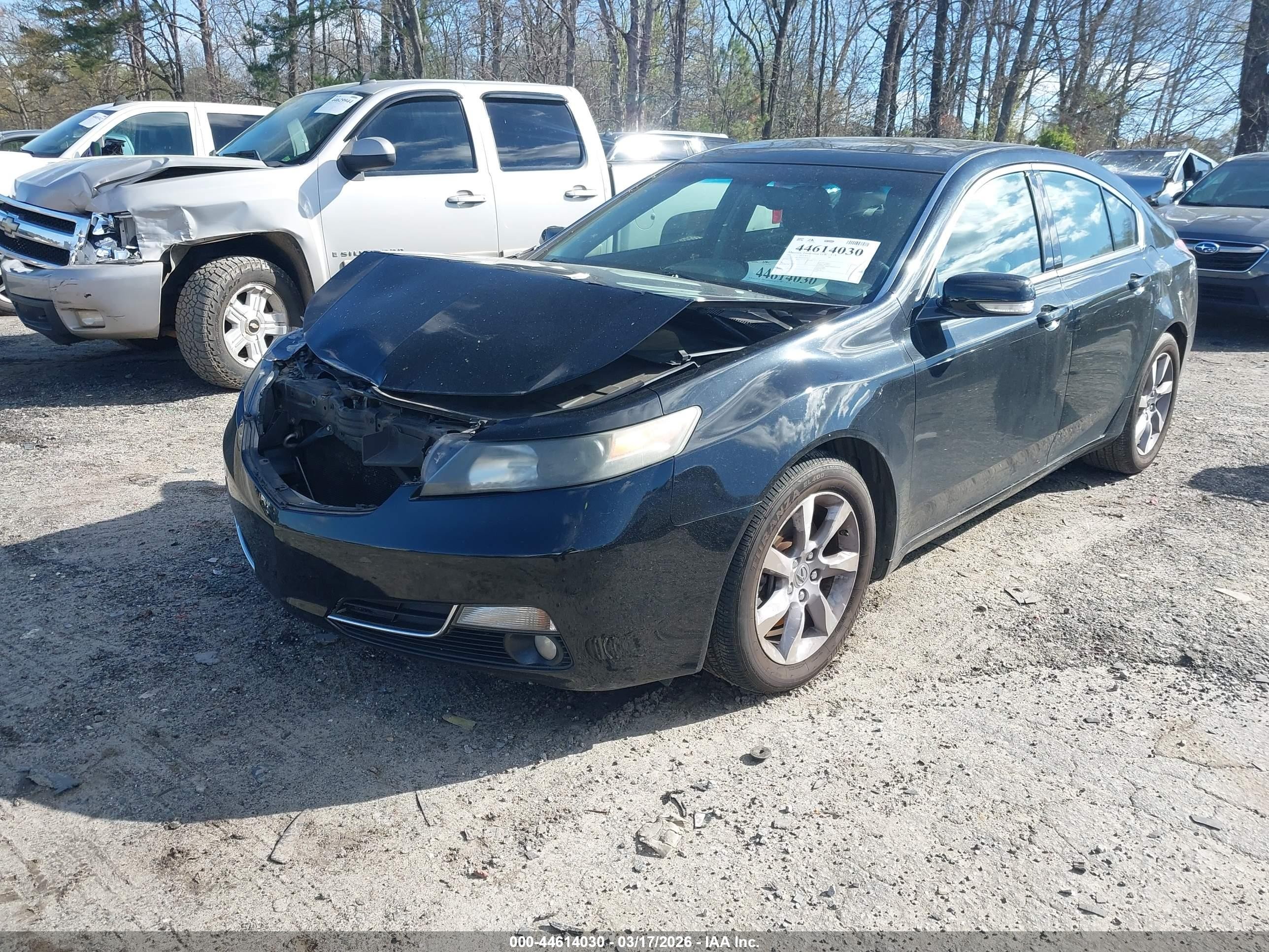 2012 Acura Tl 3.5 Черный vin: 19UUA8F29CA018194