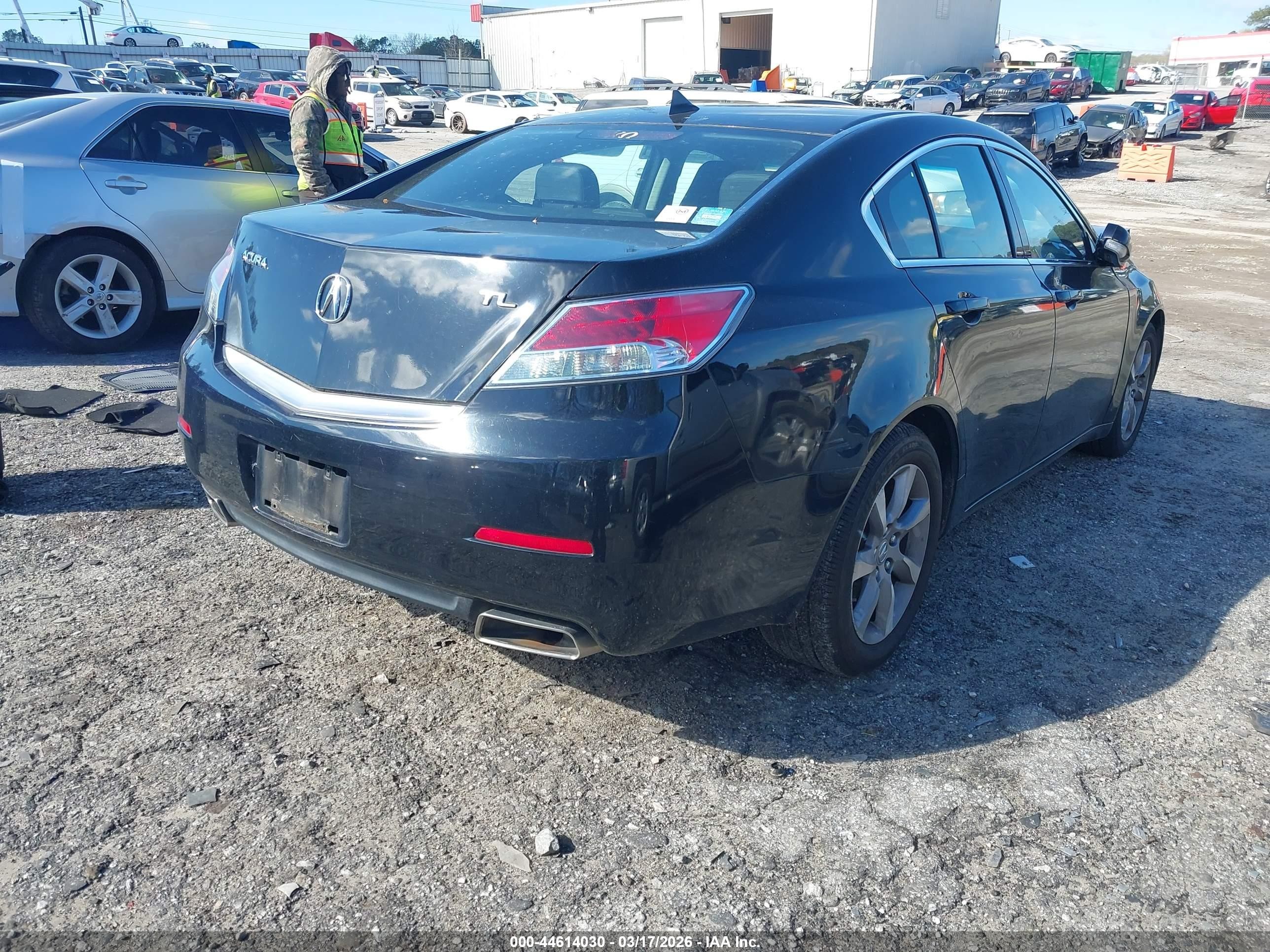 2012 Acura Tl 3.5 Черный vin: 19UUA8F29CA018194