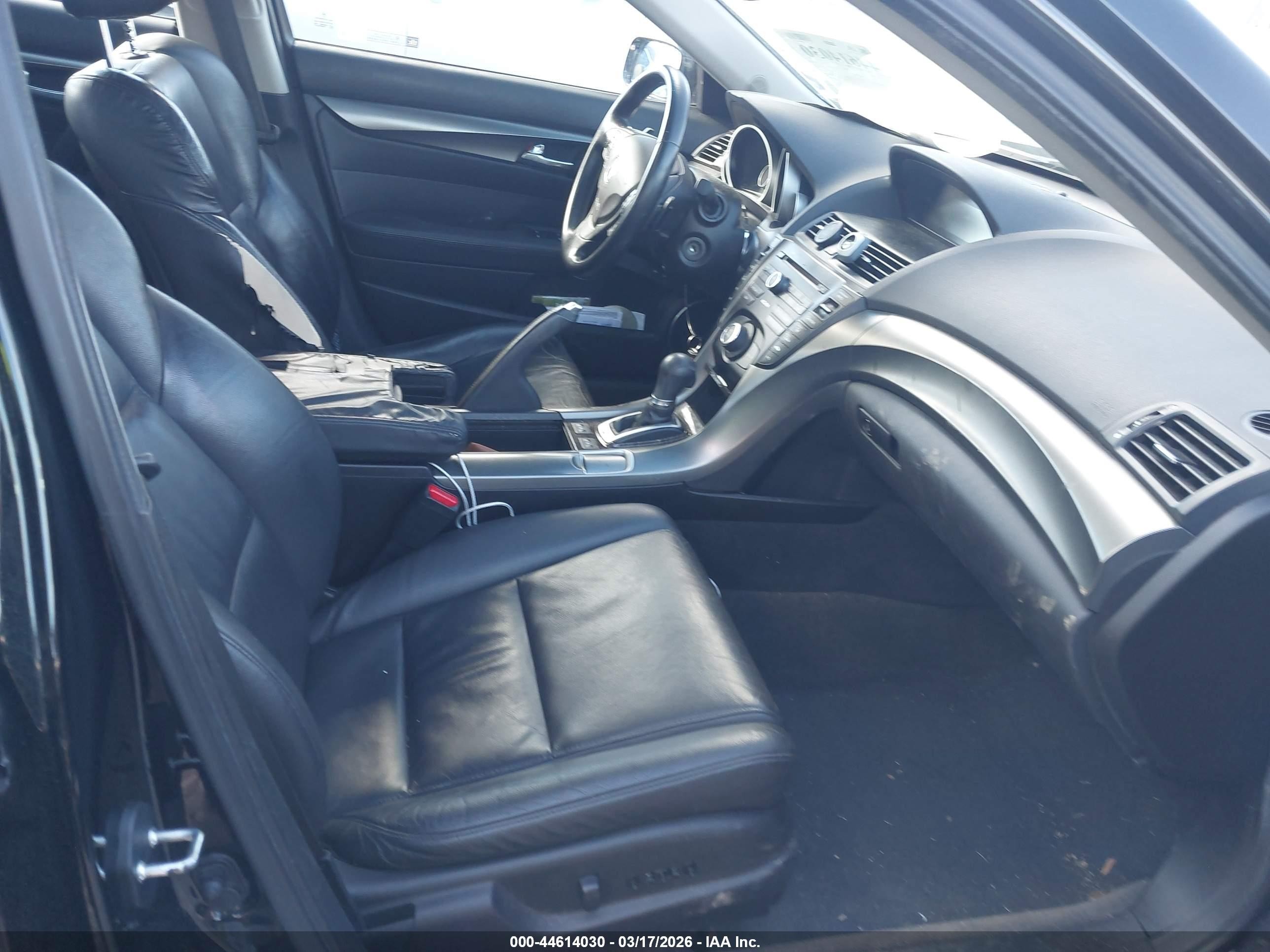 2012 Acura Tl 3.5 Черный vin: 19UUA8F29CA018194