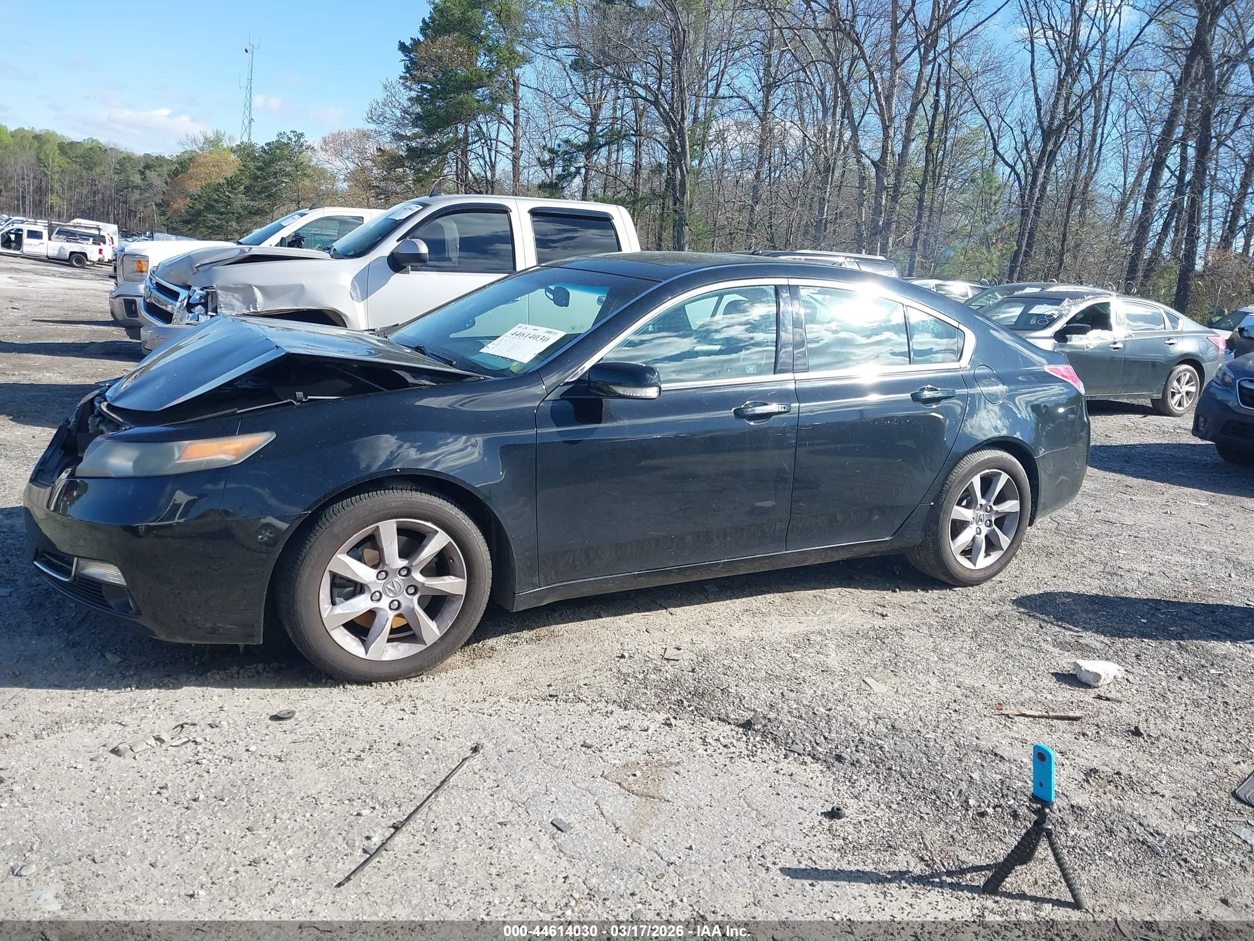 2012 Acura Tl 3.5 Черный vin: 19UUA8F29CA018194