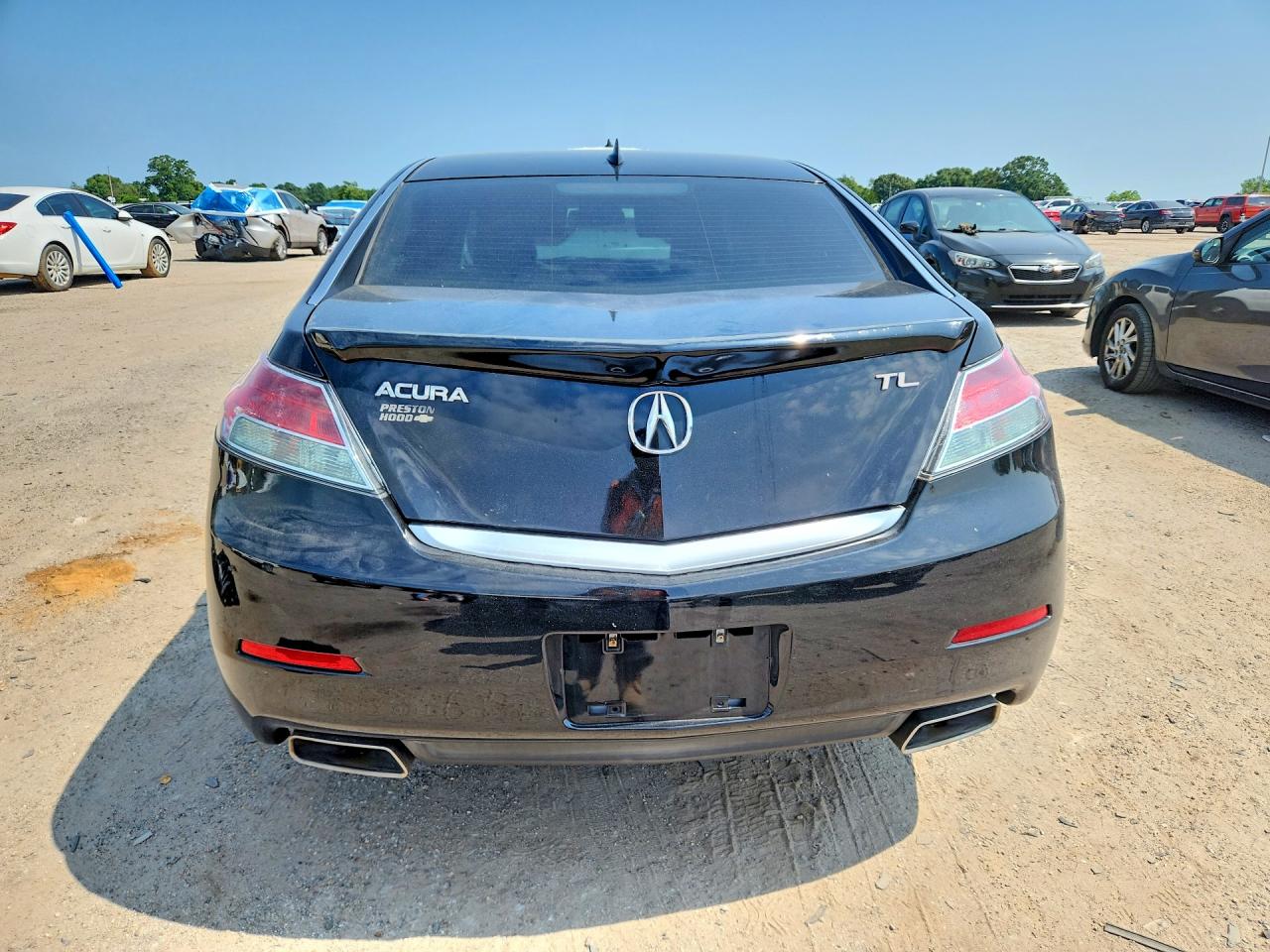 2012 Acura Tl Black vin: 19UUA8F29CA022696