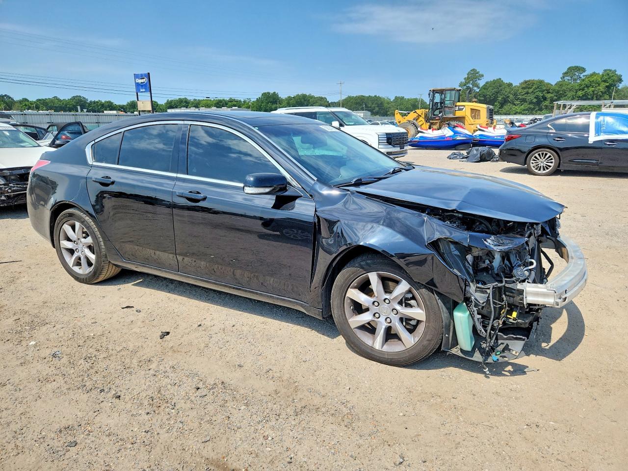 2012 Acura Tl Black vin: 19UUA8F29CA022696