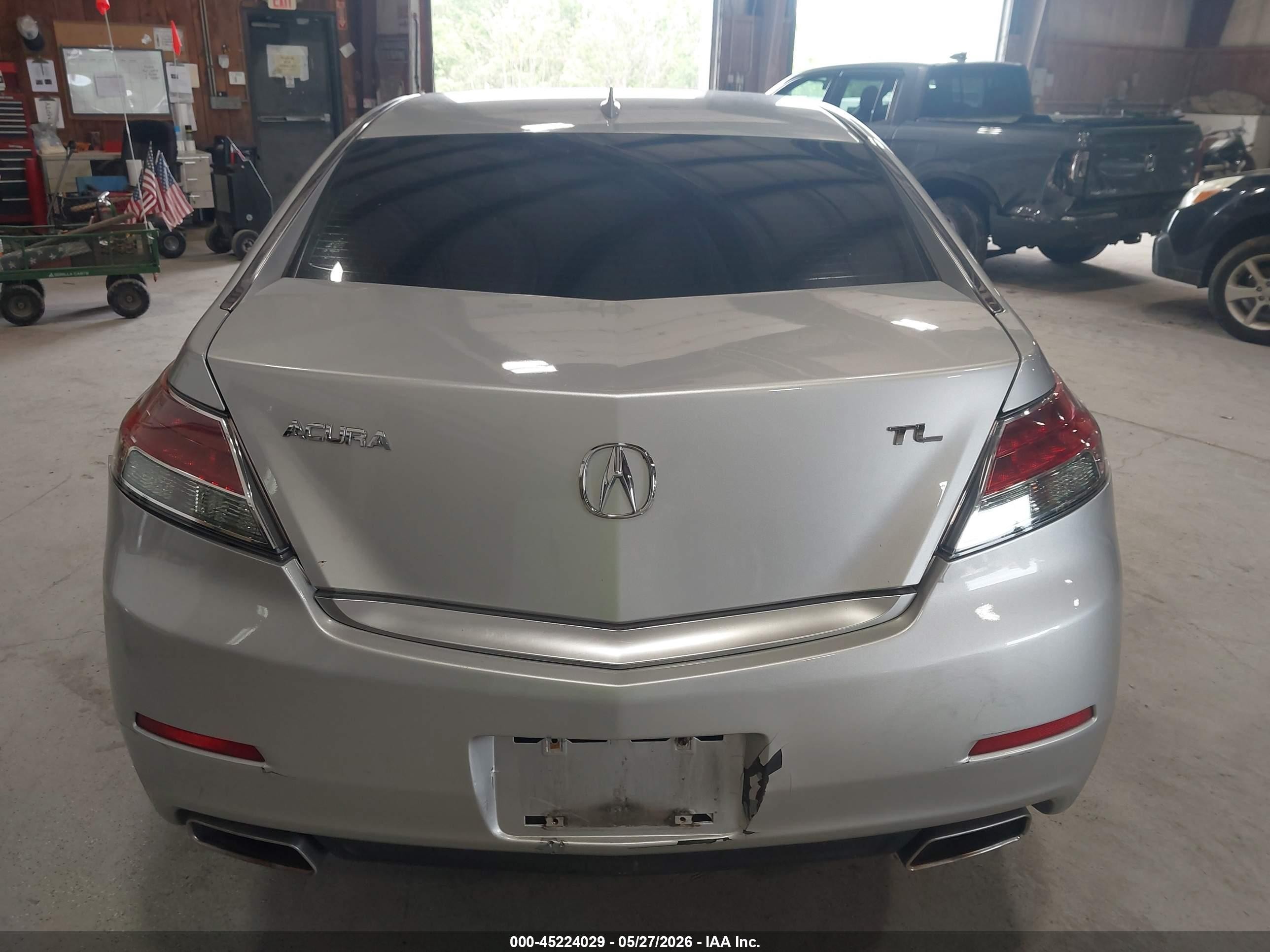 2012 Acura Tl 3.5 Серебряный vin: 19UUA8F29CA023458