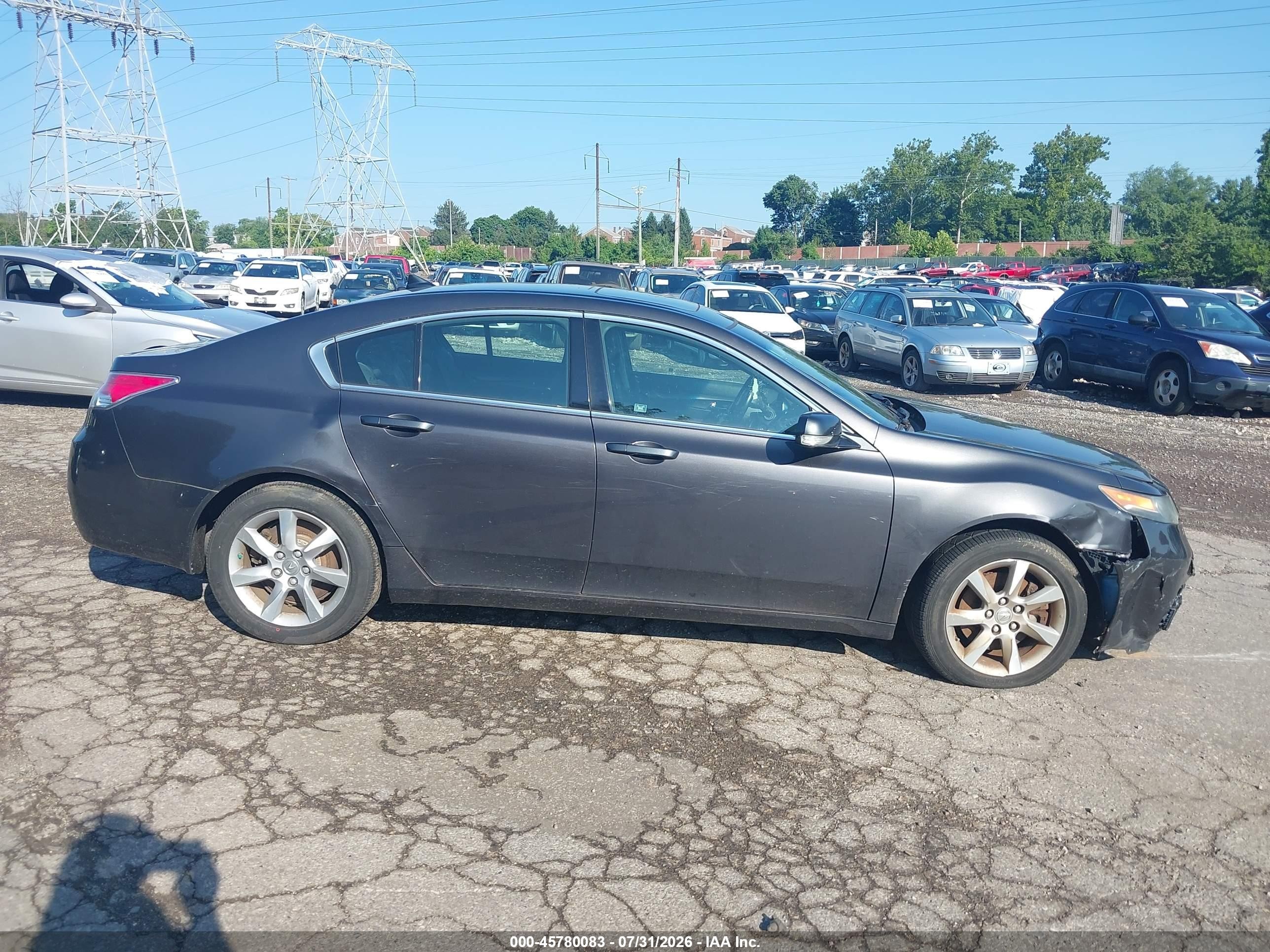 2012 Acura Tl 3.5 Gray vin: 19UUA8F29CA024657