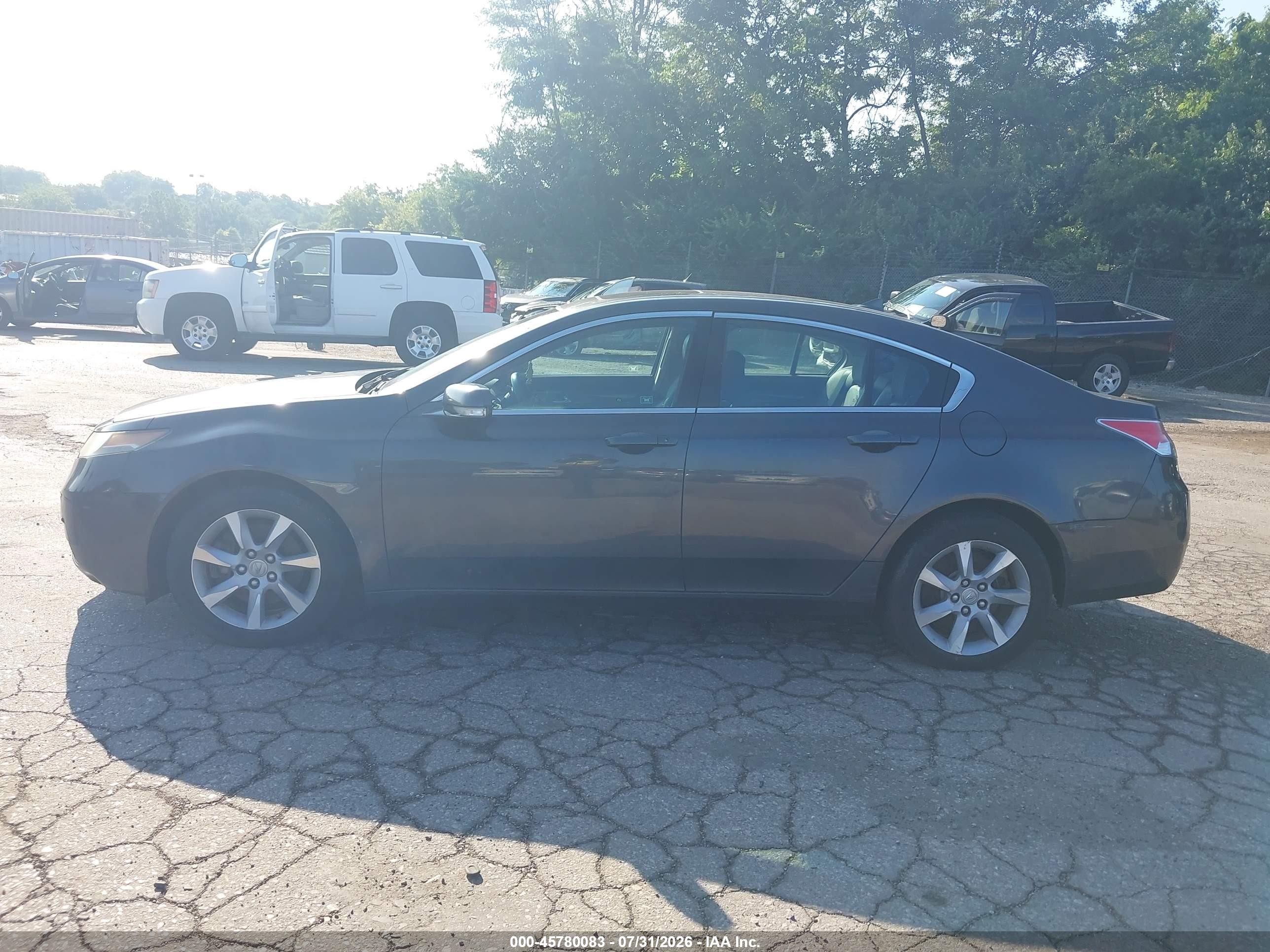 2012 Acura Tl 3.5 Gray vin: 19UUA8F29CA024657