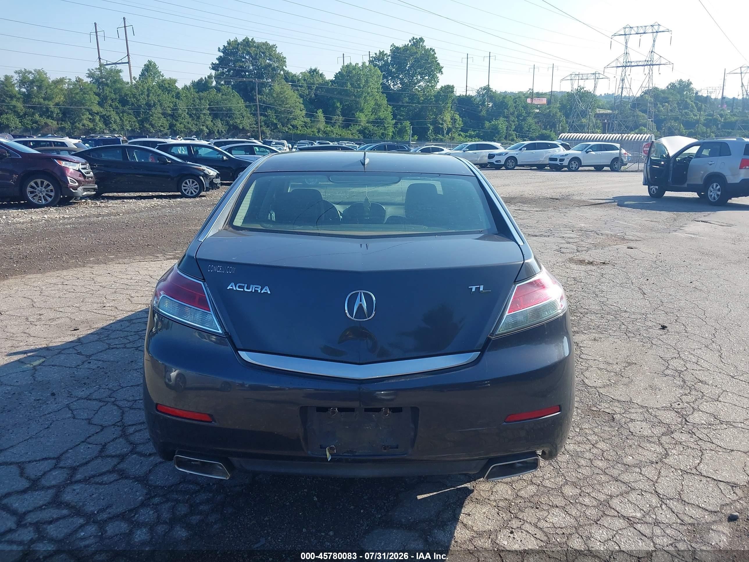 2012 Acura Tl 3.5 Gray vin: 19UUA8F29CA024657