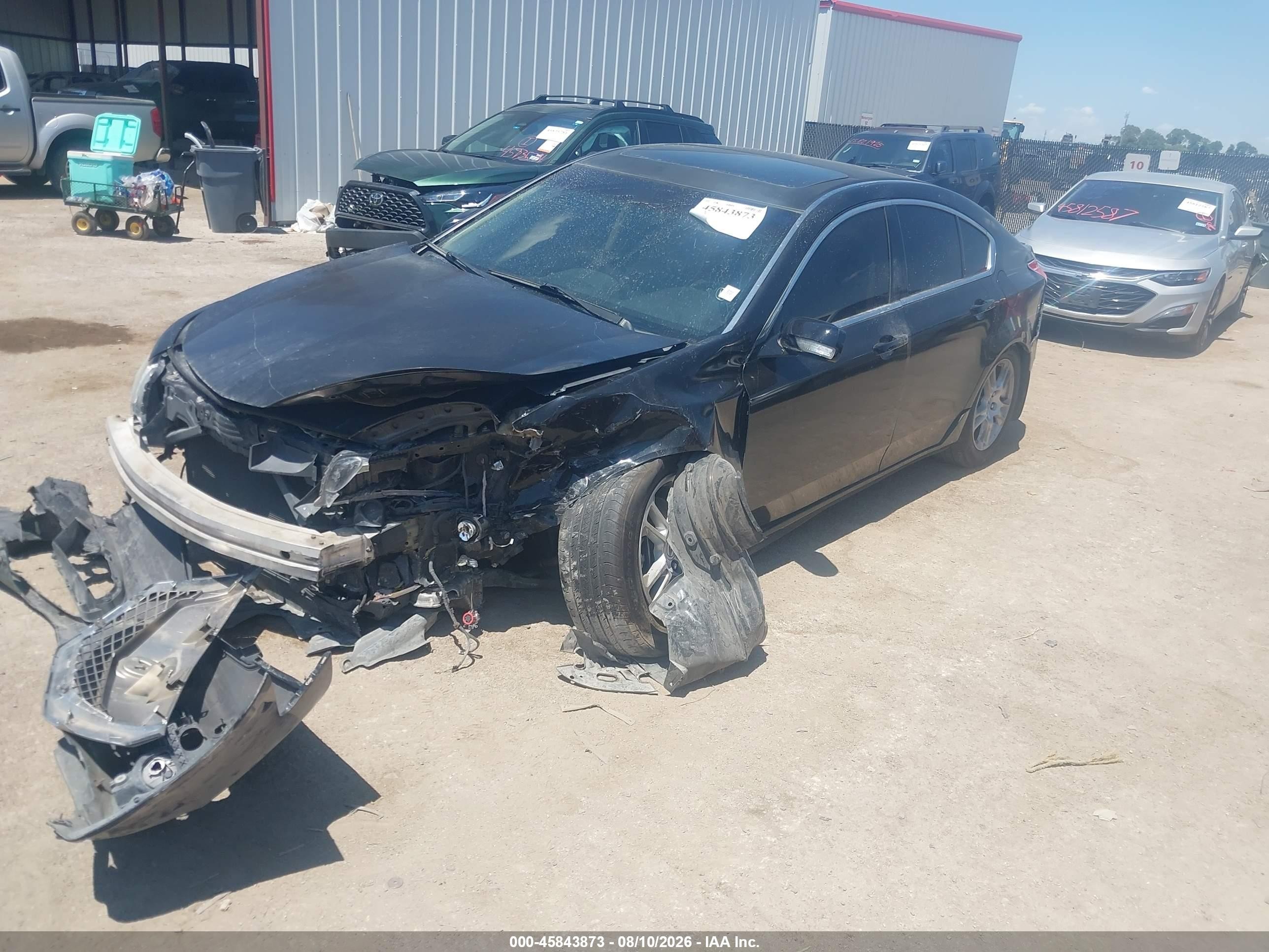2010 Acura Tl 3.5 Black vin: 19UUA8F2XAA008044