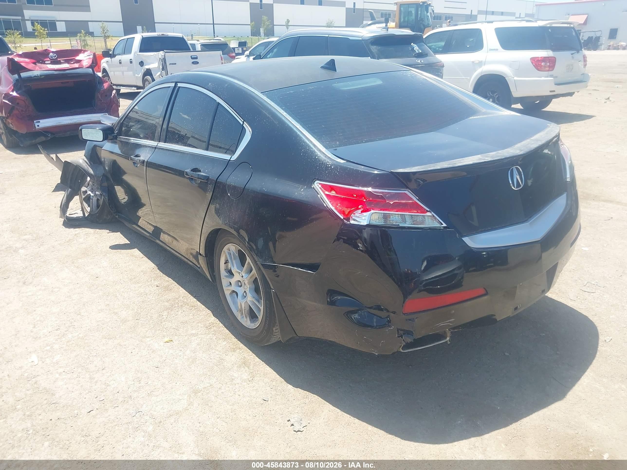2010 Acura Tl 3.5 Black vin: 19UUA8F2XAA008044