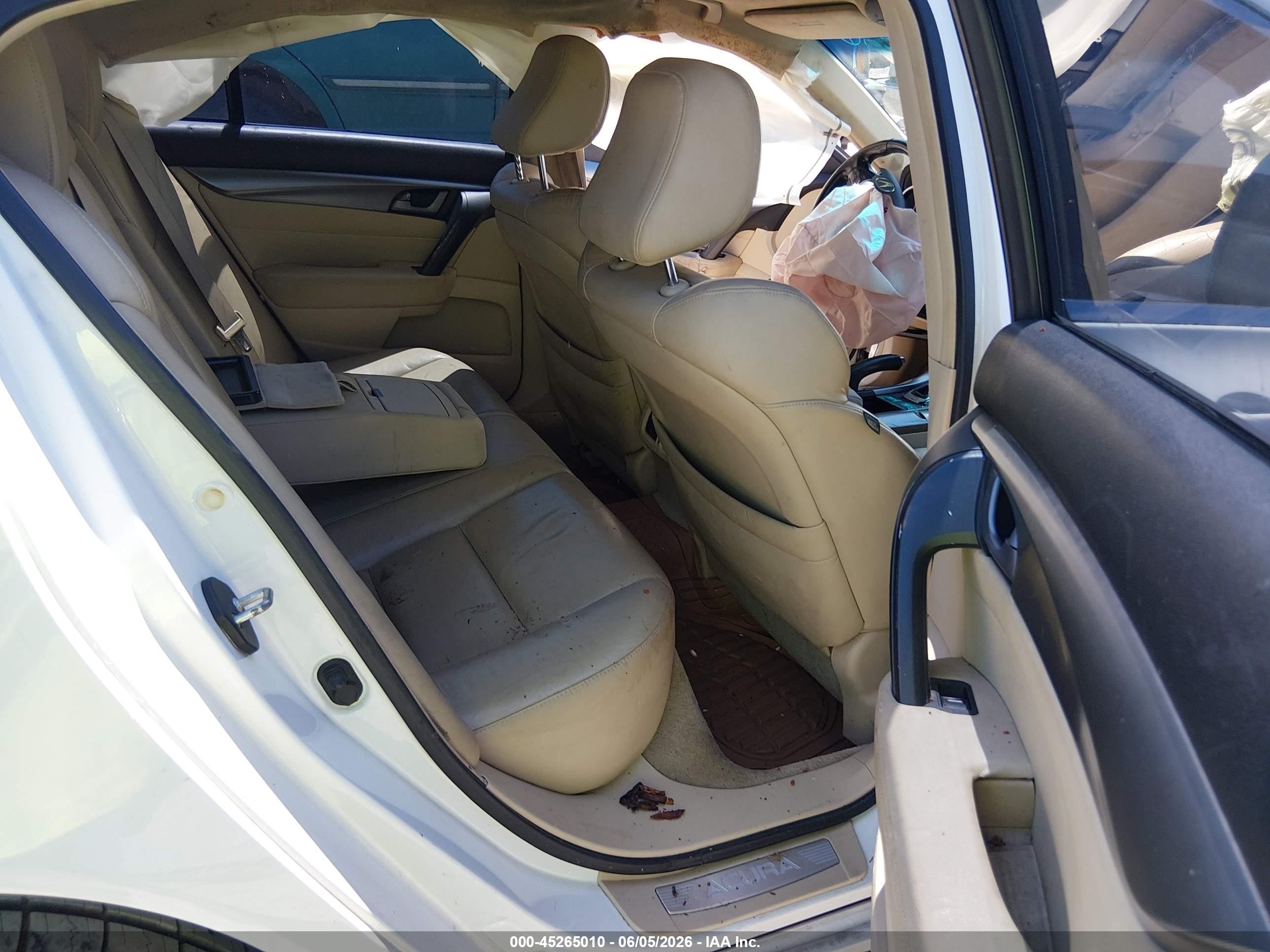 2010 Acura Tl 3.5 White vin: 19UUA8F2XAA014927