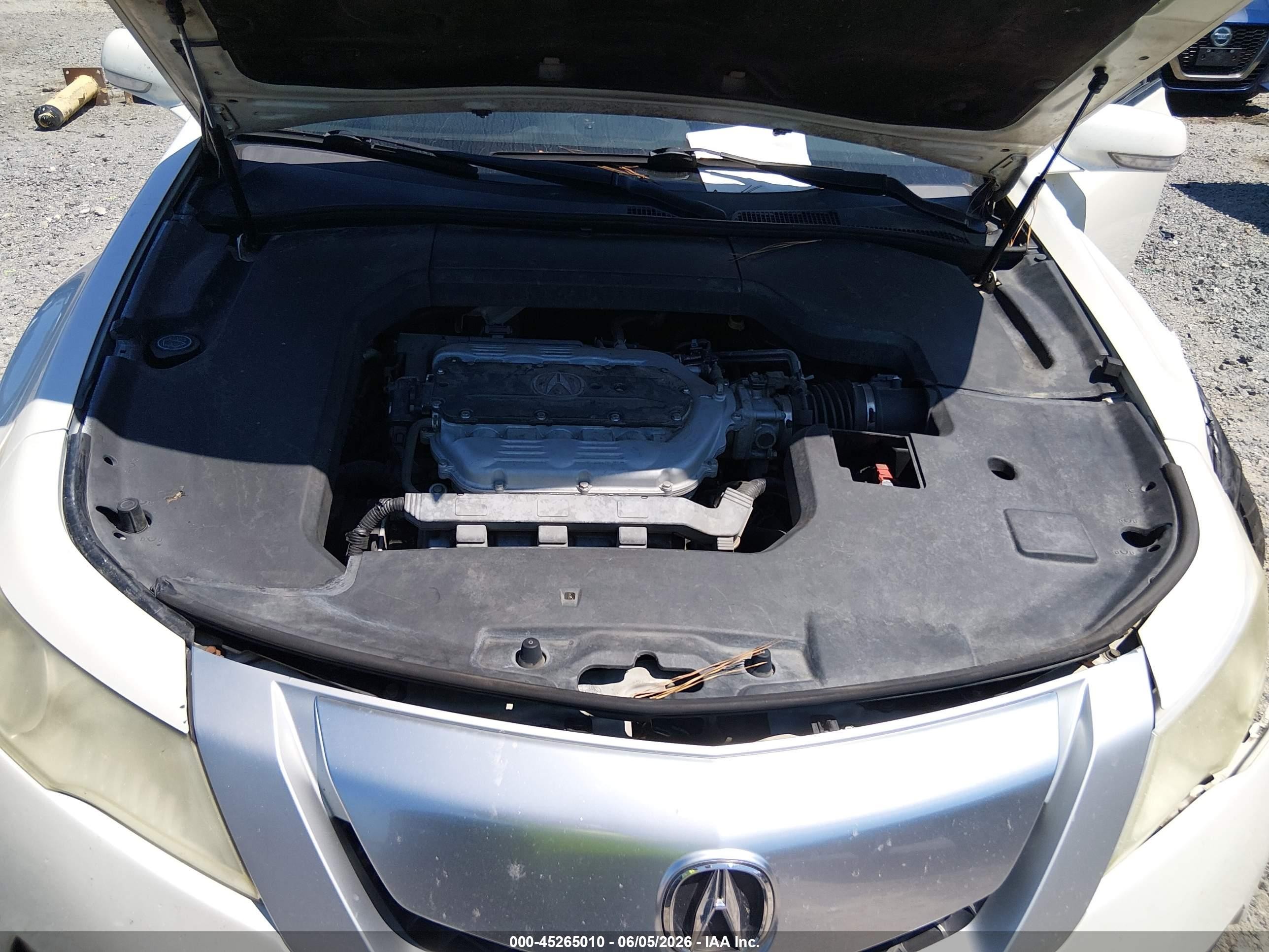 2010 Acura Tl 3.5 White vin: 19UUA8F2XAA014927