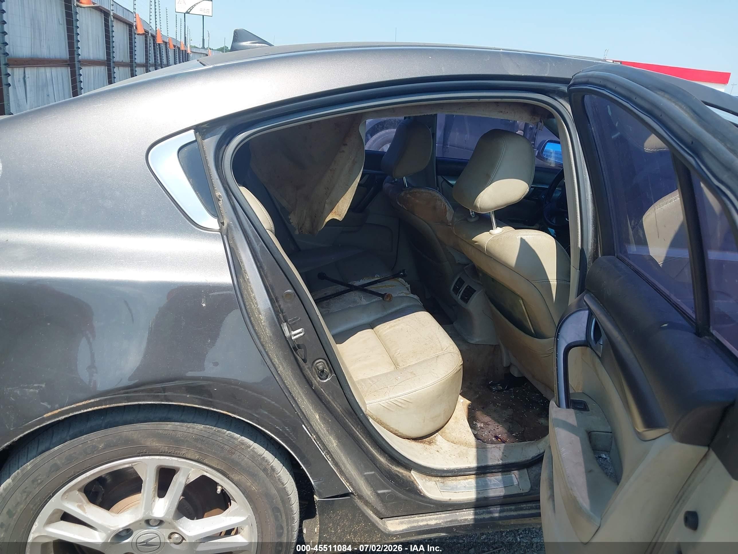 2011 Acura Tl 3.5 Gray vin: 19UUA8F2XBA003282