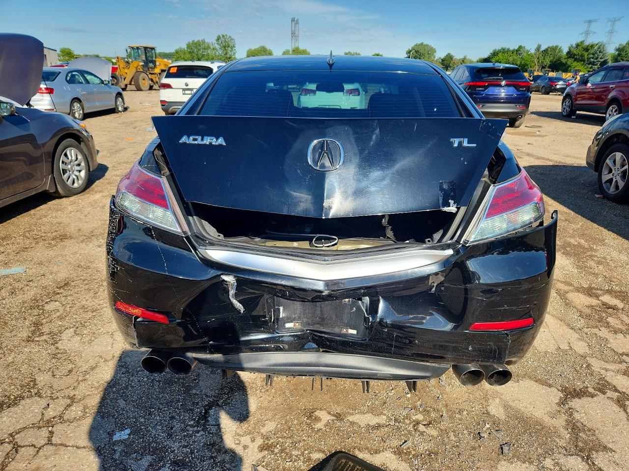 2012 Acura Tl Черный vin: 19UUA8F2XCA010654