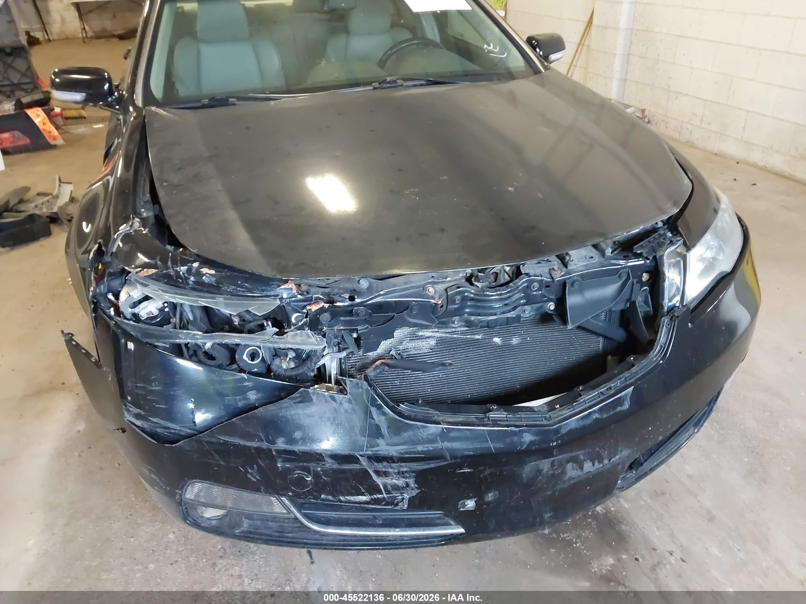 2012 Acura Tl 3.5 Black vin: 19UUA8F2XCA014008