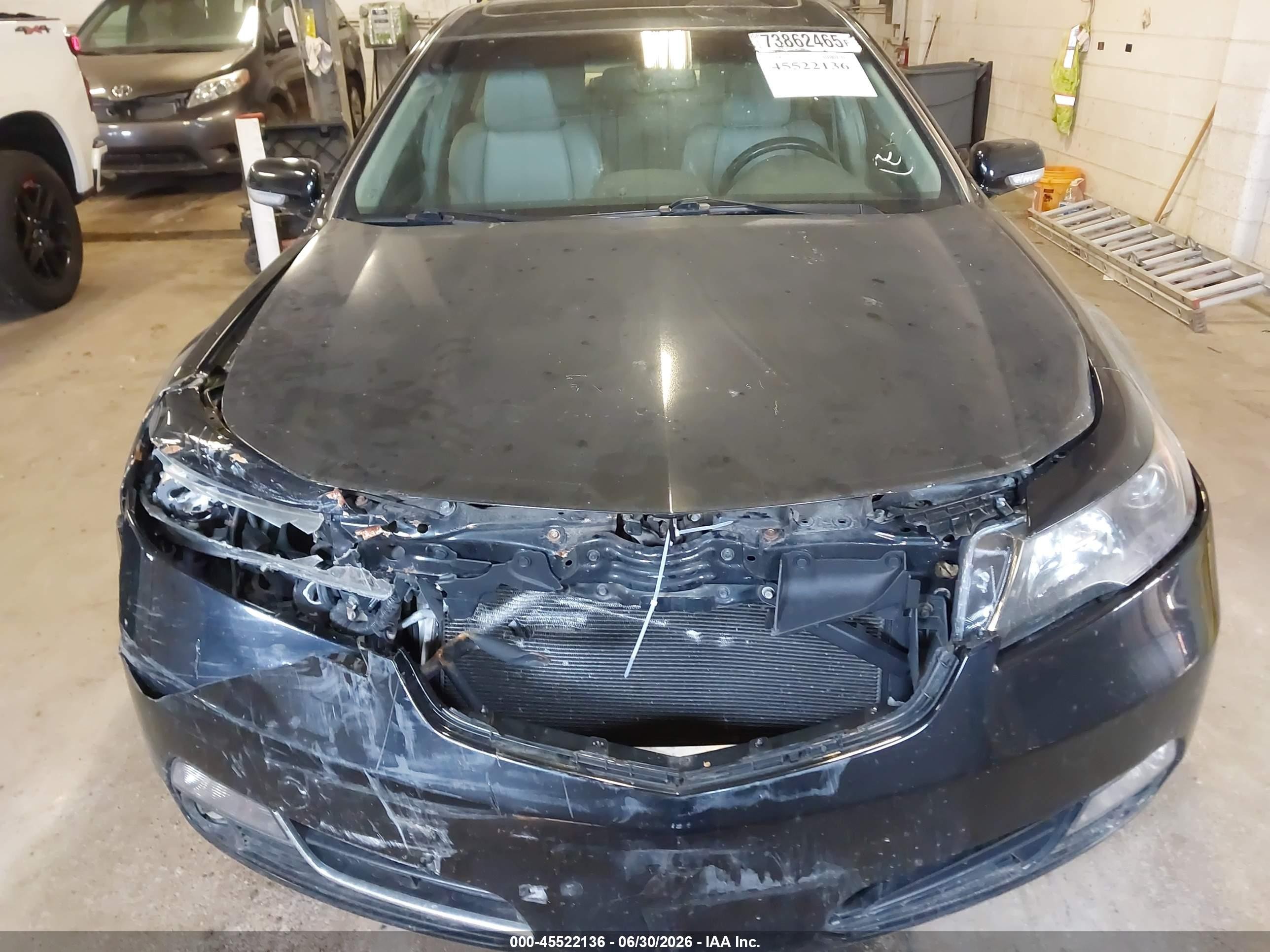 2012 Acura Tl 3.5 Black vin: 19UUA8F2XCA014008