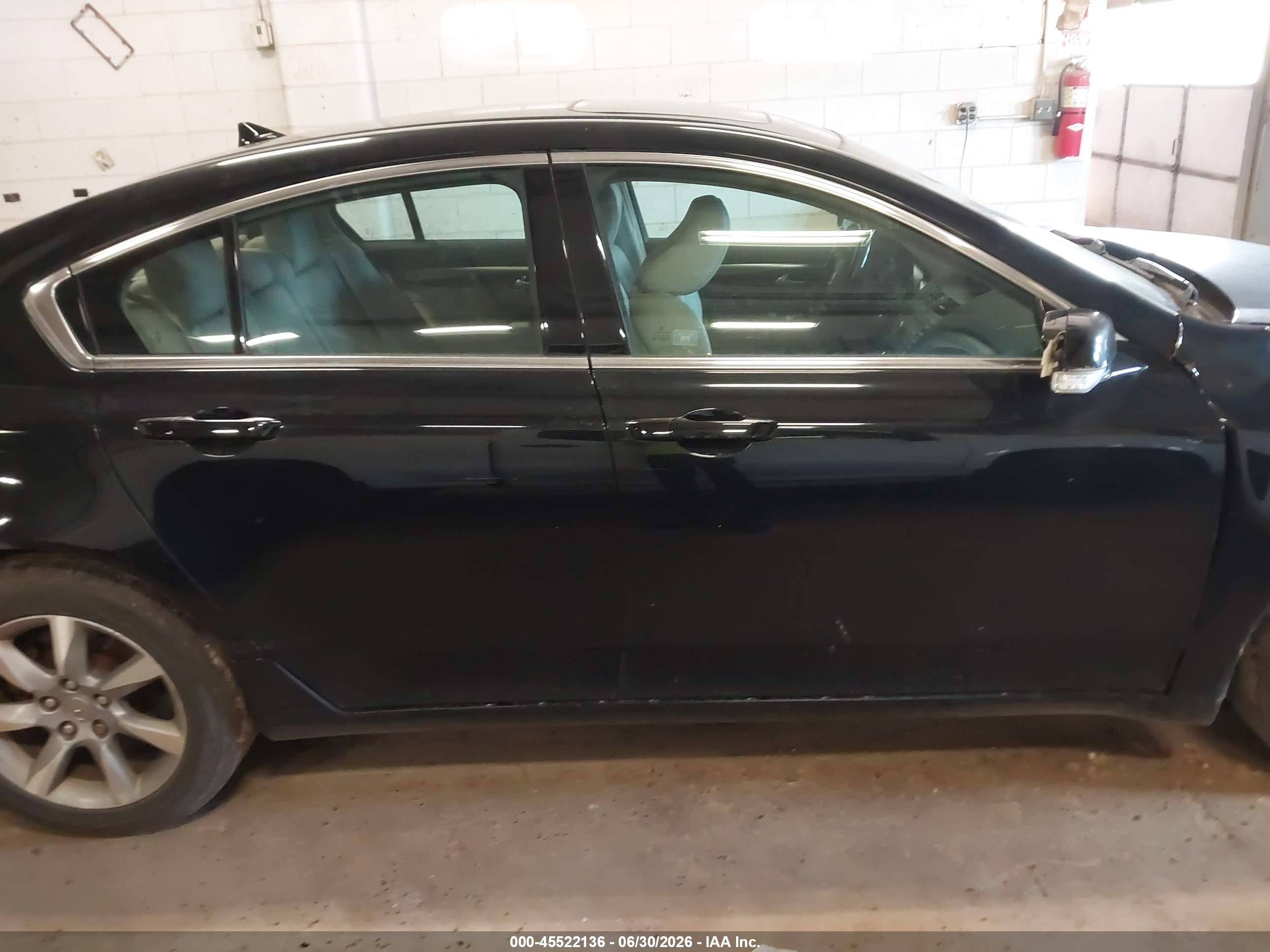 2012 Acura Tl 3.5 Black vin: 19UUA8F2XCA014008