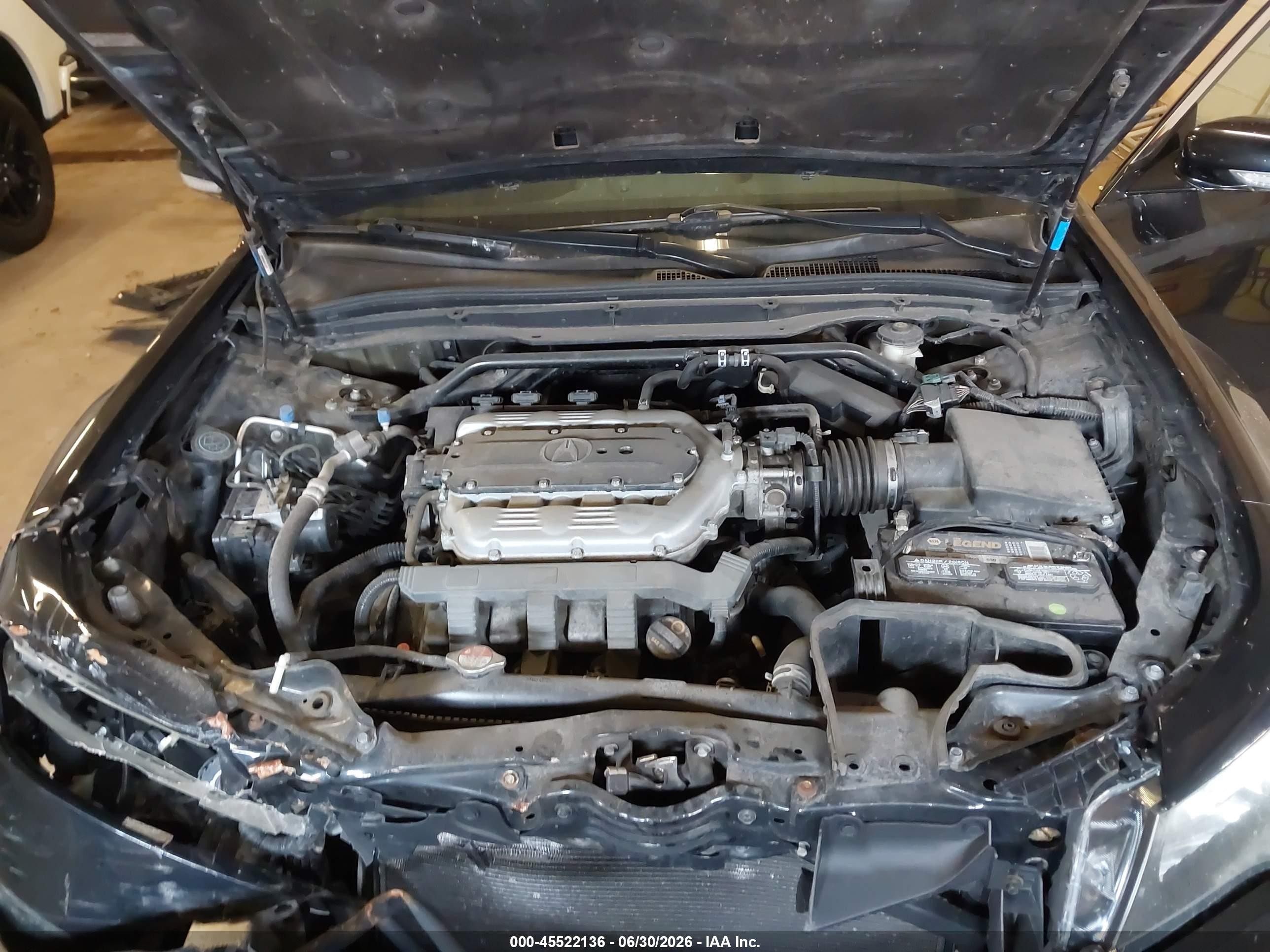 2012 Acura Tl 3.5 Black vin: 19UUA8F2XCA014008