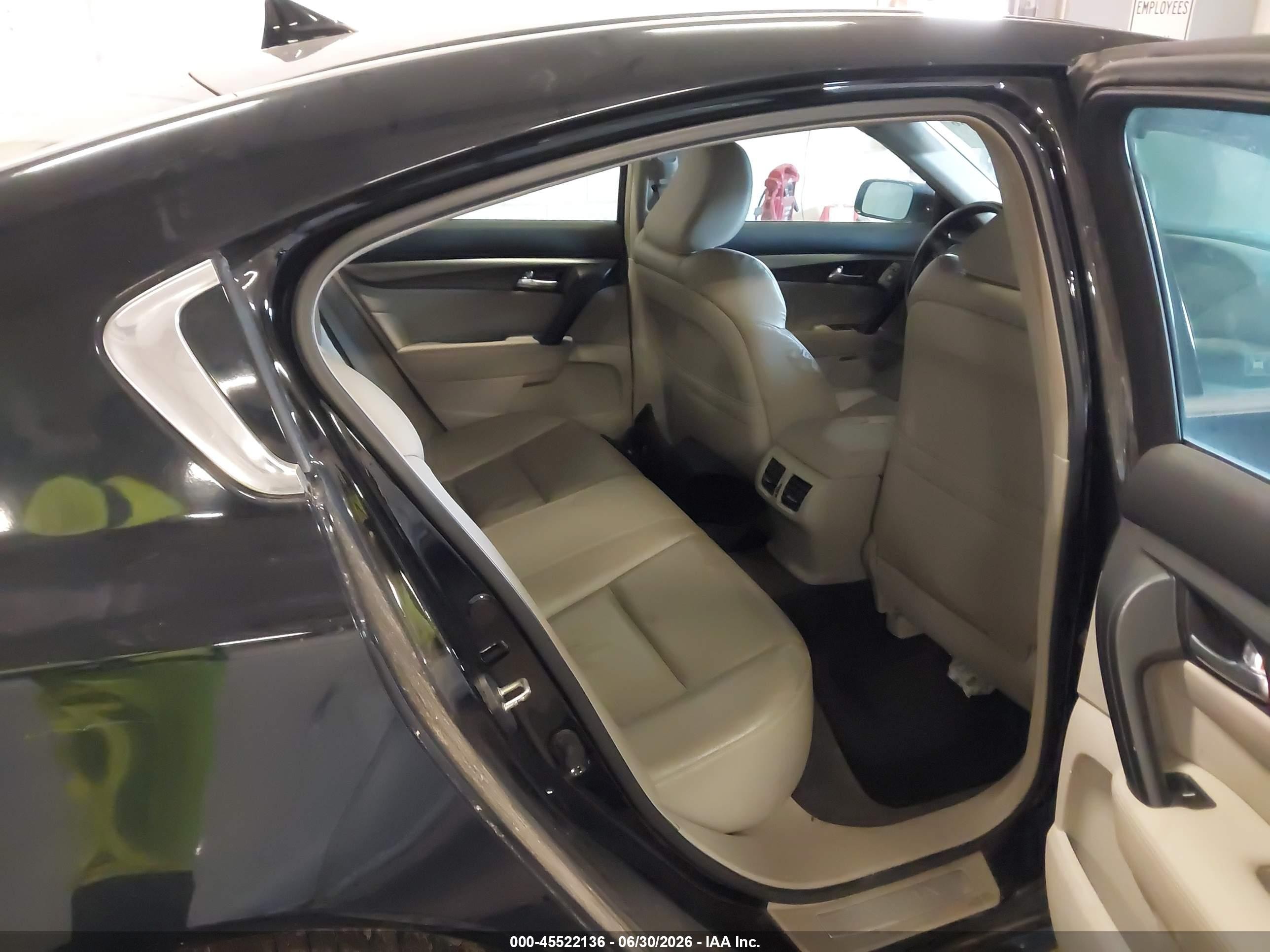 2012 Acura Tl 3.5 Black vin: 19UUA8F2XCA014008