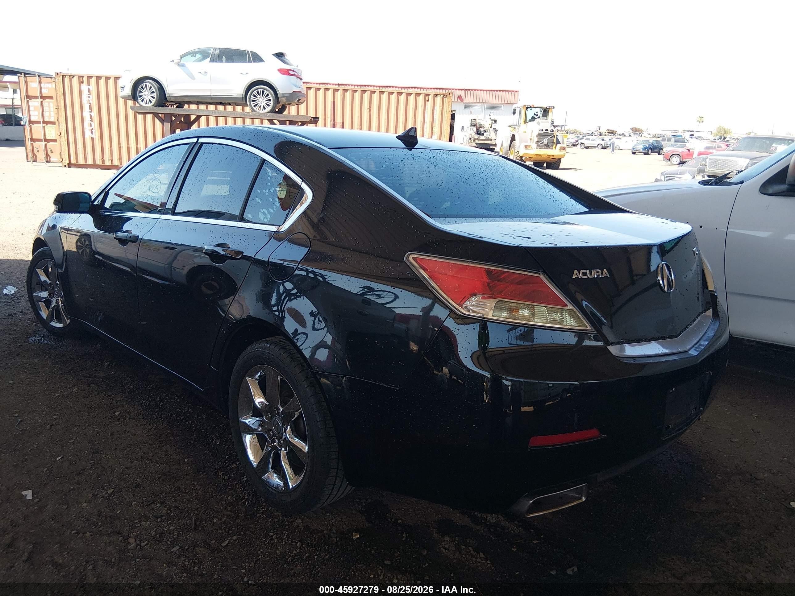 2012 Acura Tl 3.5 Black vin: 19UUA8F2XCA035232