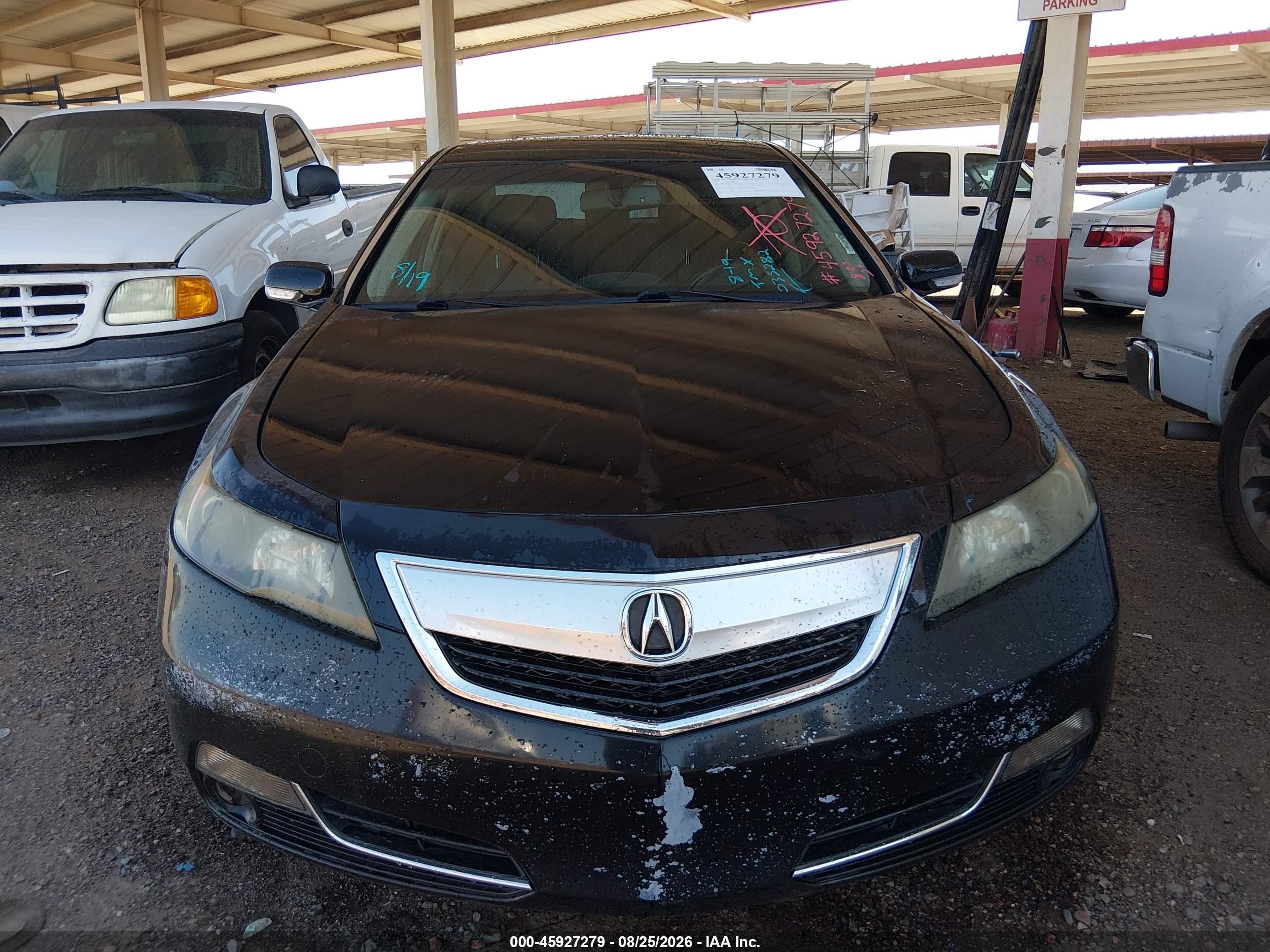 2012 Acura Tl 3.5 Black vin: 19UUA8F2XCA035232