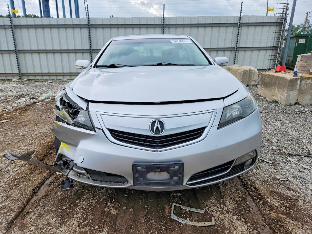 2012 Acura Tl Silver vin: 19UUA8F2XCA040401