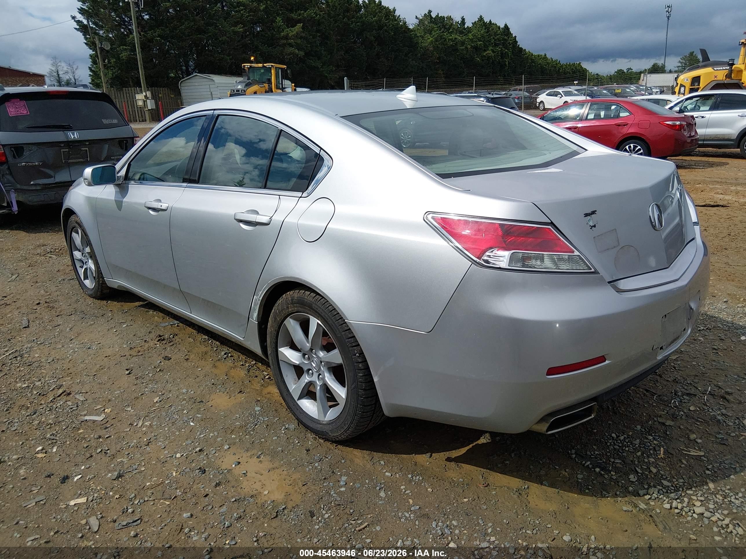2013 Acura Tl 3.5 Silver vin: 19UUA8F2XDA002409