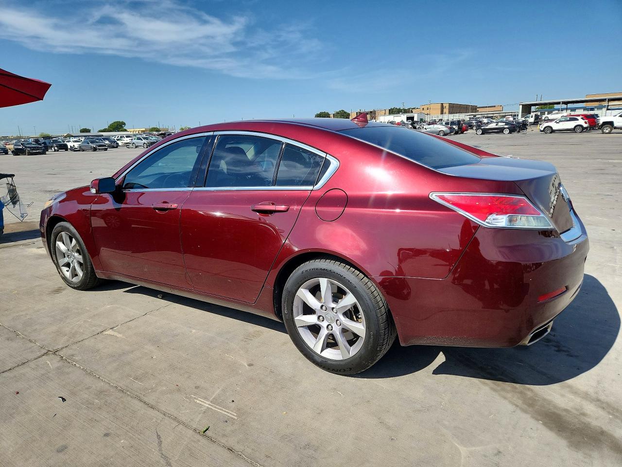 2013 Acura Tl Burgundy vin: 19UUA8F2XDA010185