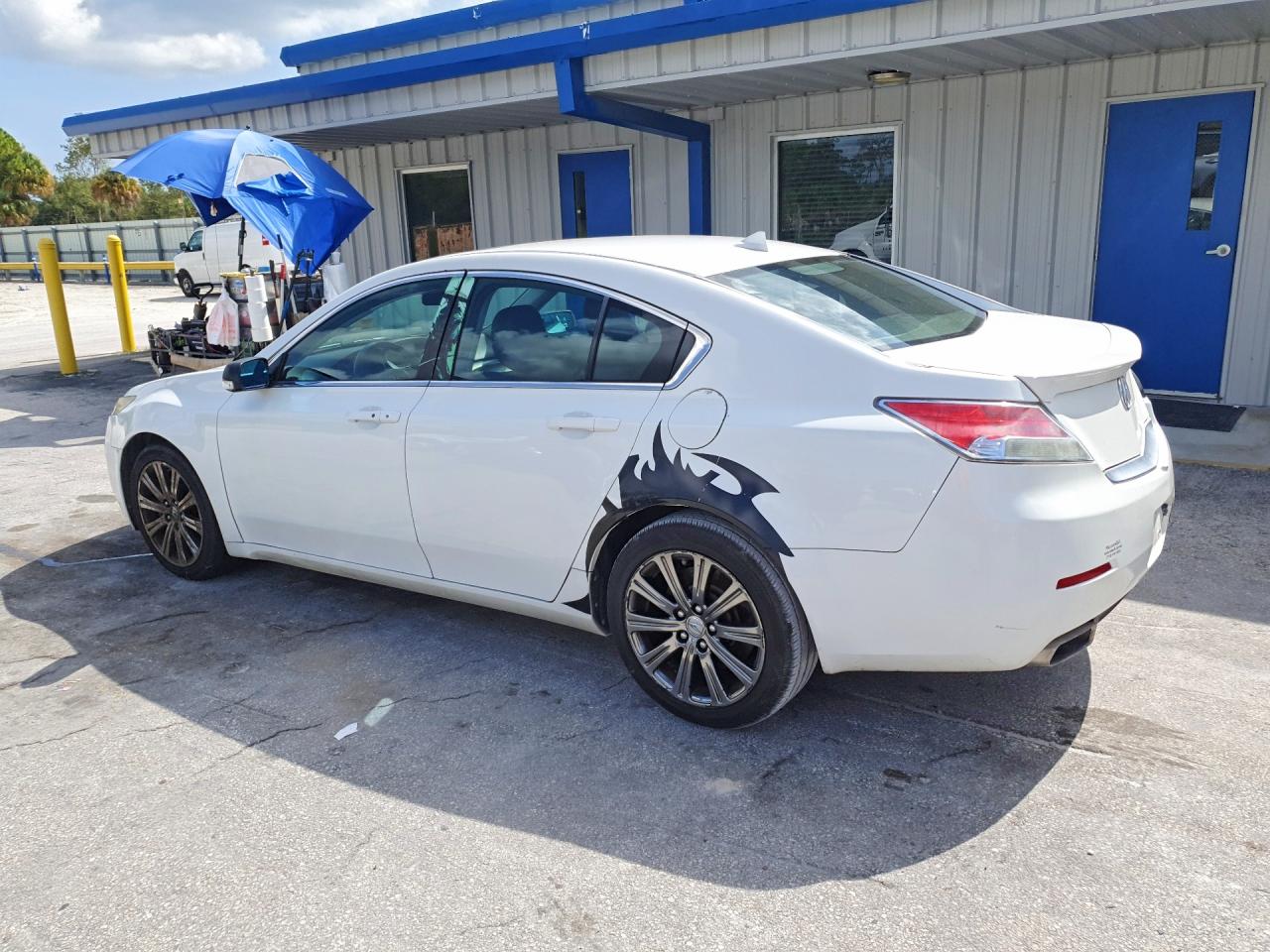 2013 Acura Tl Se Белый vin: 19UUA8F33DA018282