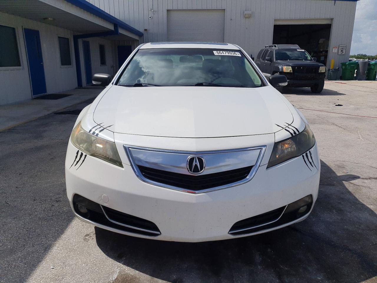 2013 Acura Tl Se Белый vin: 19UUA8F33DA018282