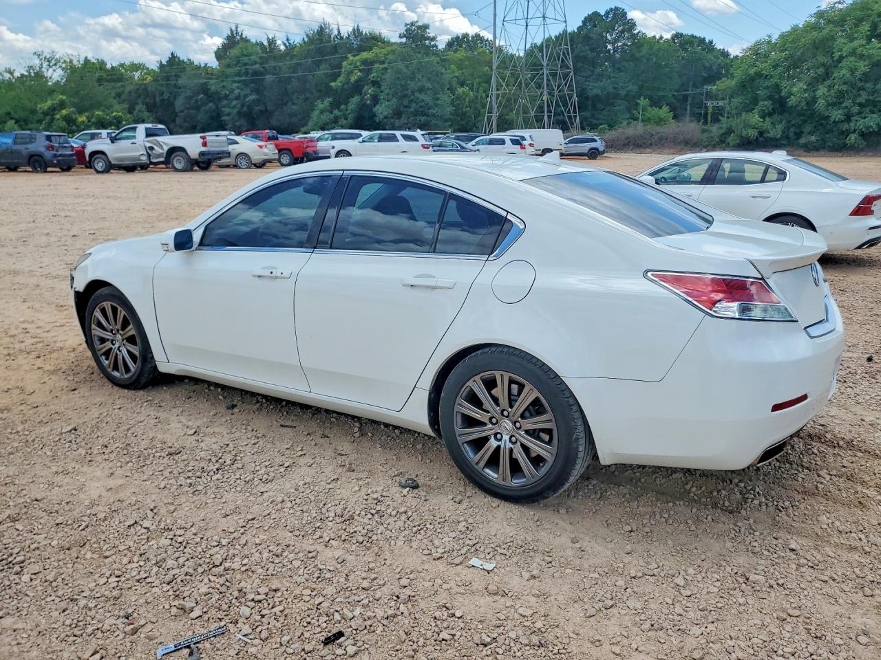 2013 Acura Tl Se White vin: 19UUA8F33DA018296