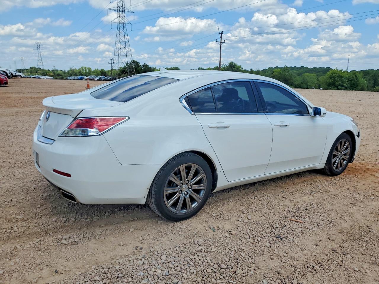 2013 Acura Tl Se White vin: 19UUA8F33DA018296