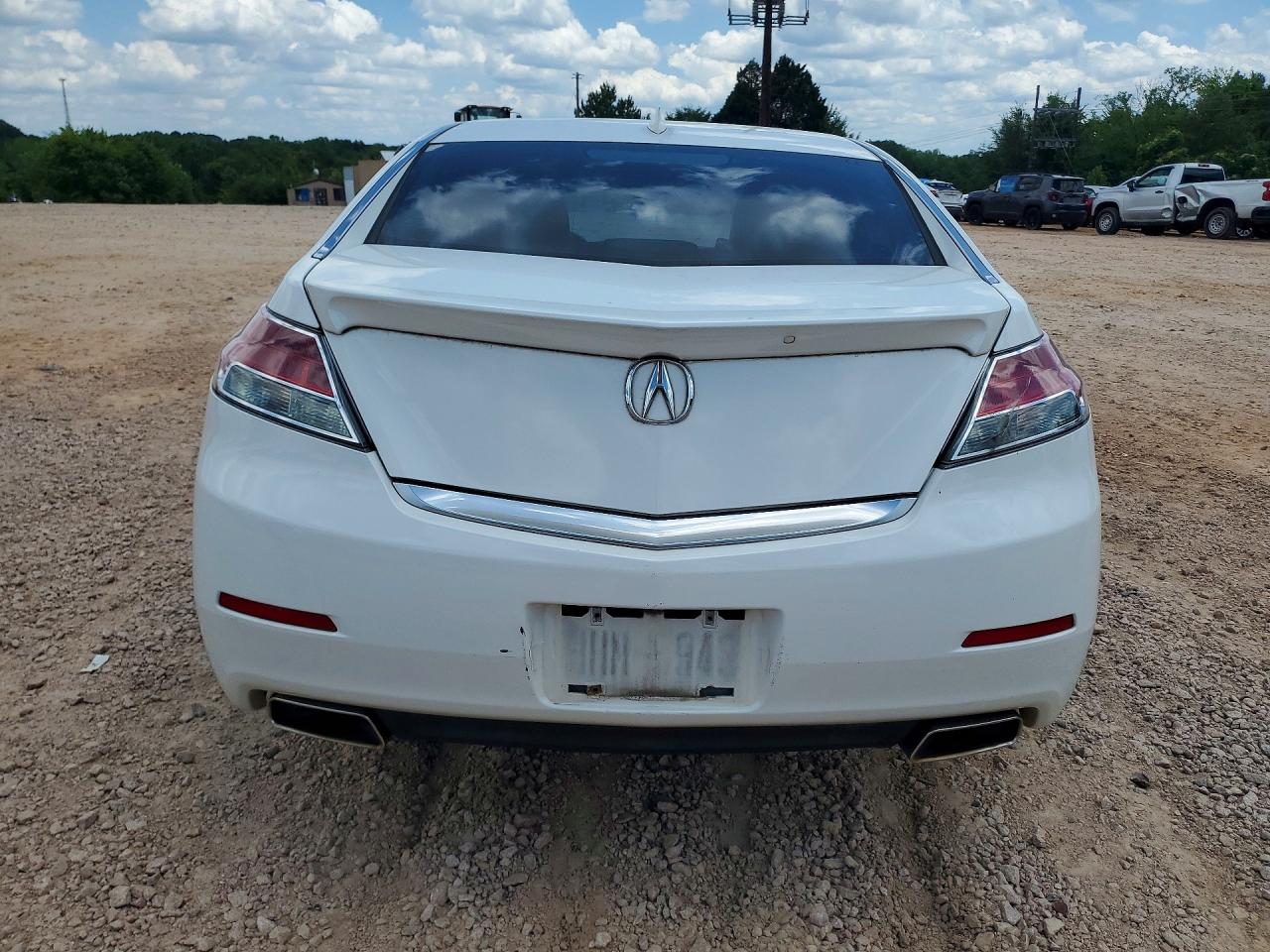 2013 Acura Tl Se White vin: 19UUA8F33DA018296