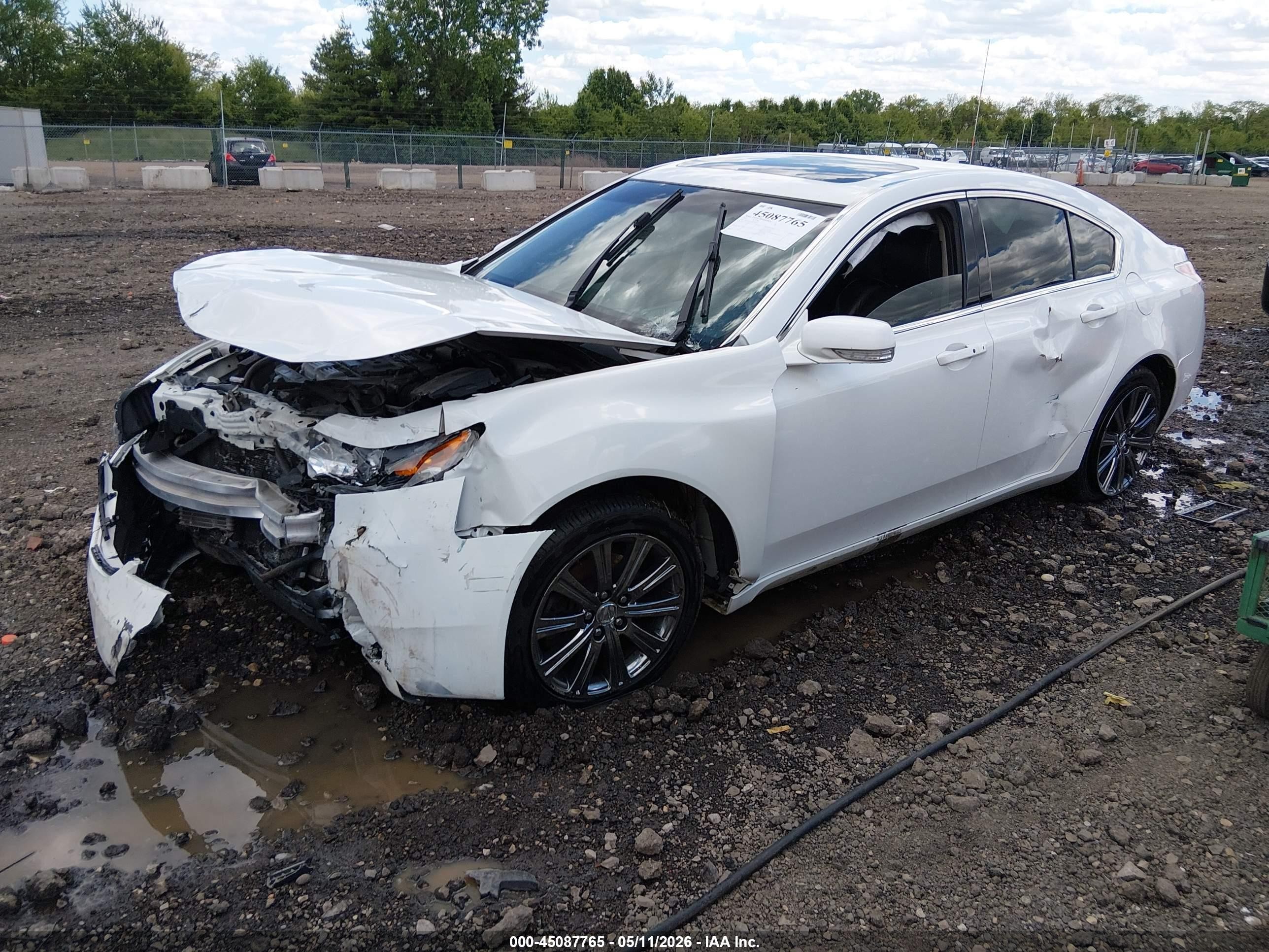 2013 Acura Tl 3.5 Special Edition White vin: 19UUA8F33DA018542